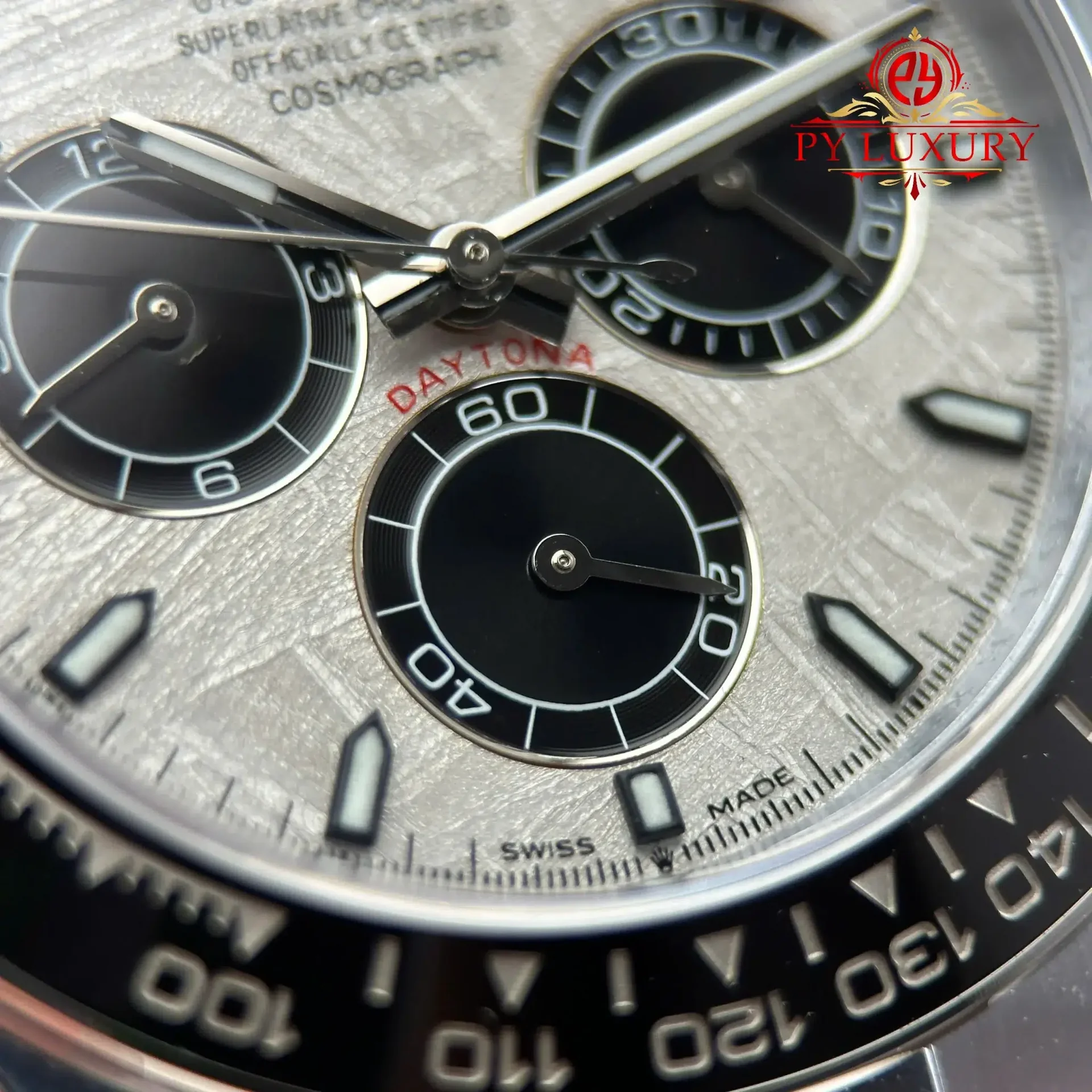 Rolex Daytona 126519LN Meteorite Dial Oysterflex Gained Weight 1:1 Replica QF 40mm - 图片 7