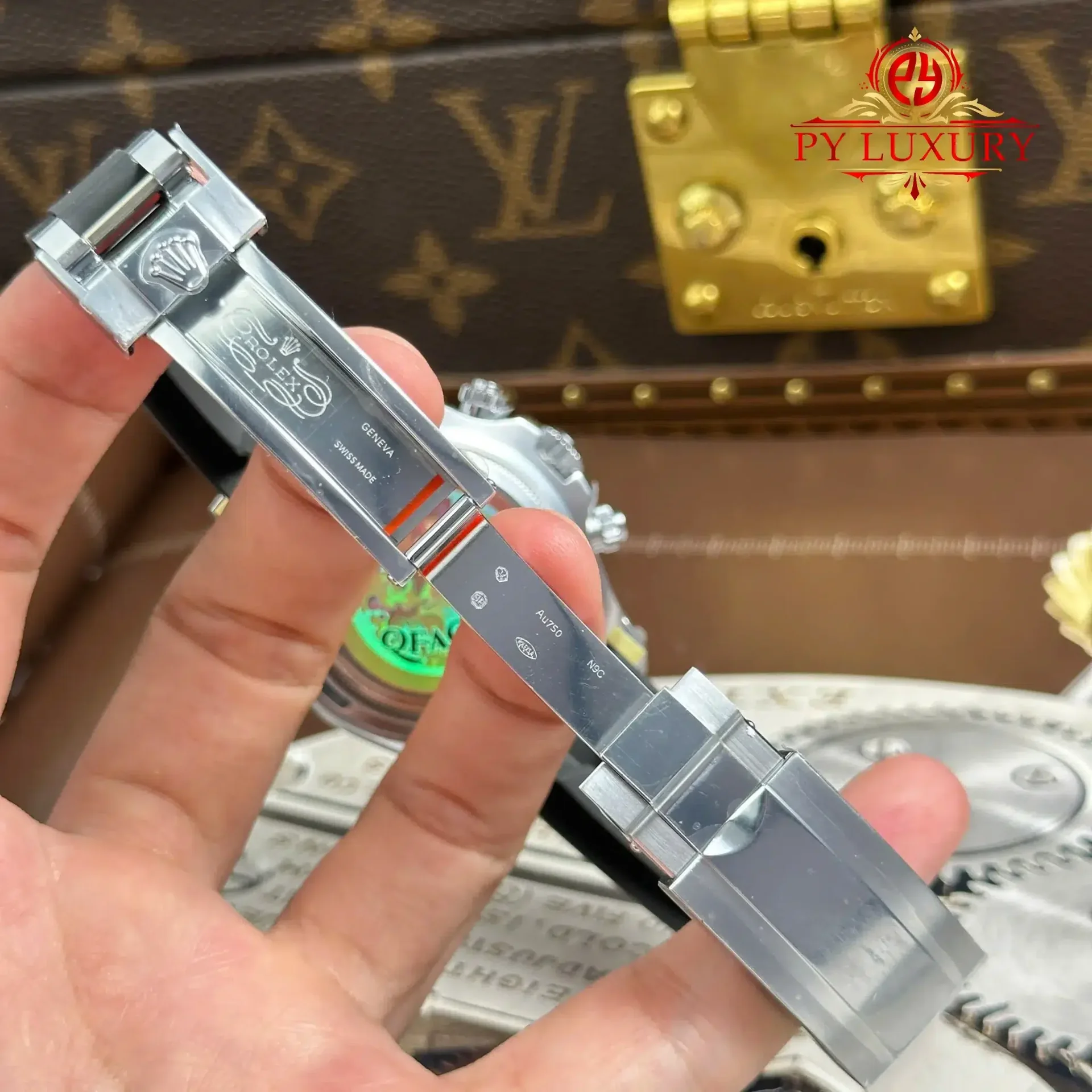 Rolex Daytona 126519LN Meteorite Dial Oysterflex Gained Weight 1:1 Replica QF 40mm - 图片 11