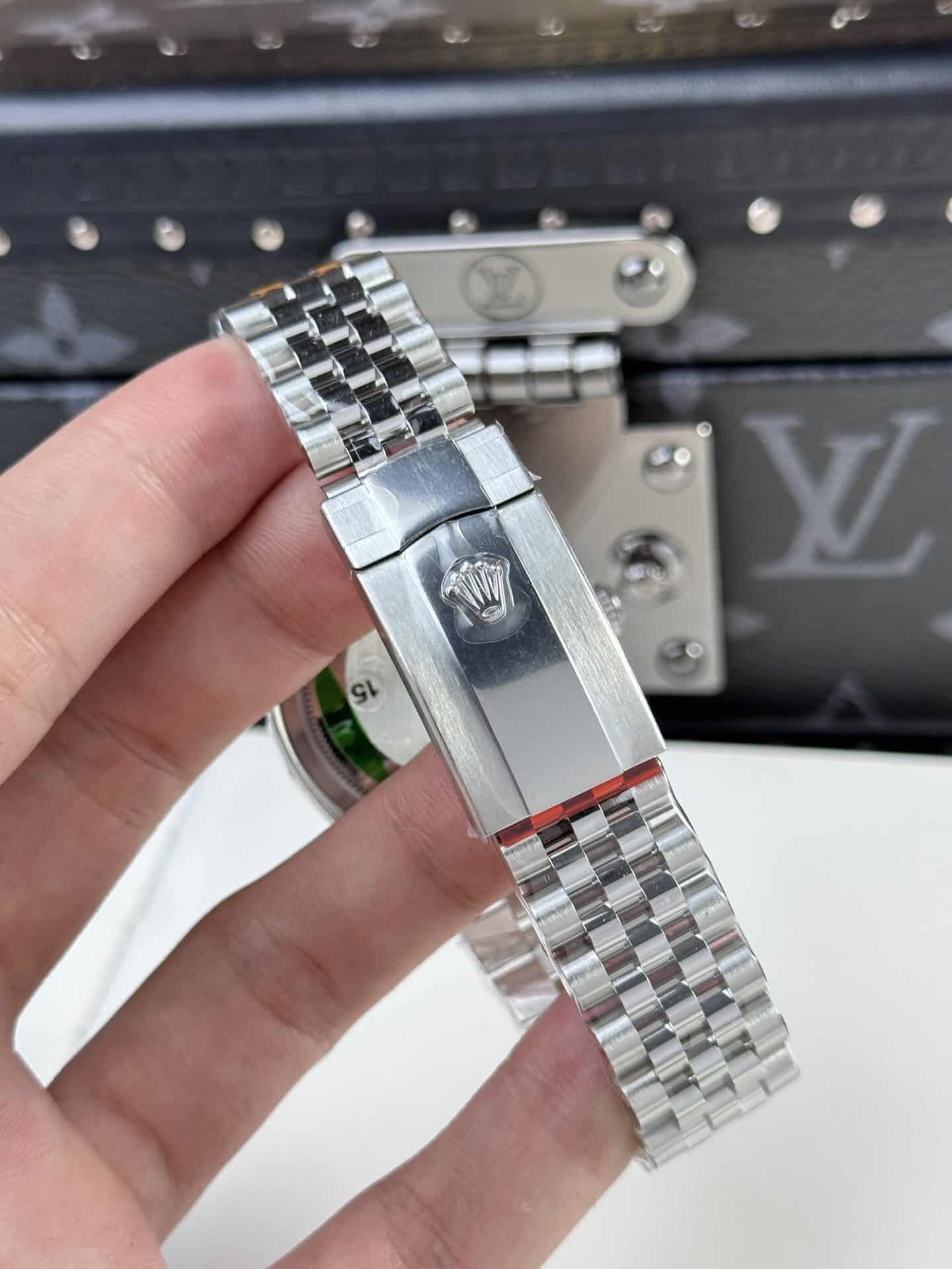 Rolex Datejust Black Dial Luminous Hour Marker Top Quality Replica 36mm - 图片 9
