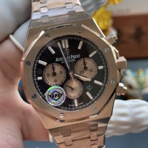 Audemars Piguet Royal Oak 26331OR Chronograph Rose Gold Brown Dial 1:1 Best Replica APSF 41mm