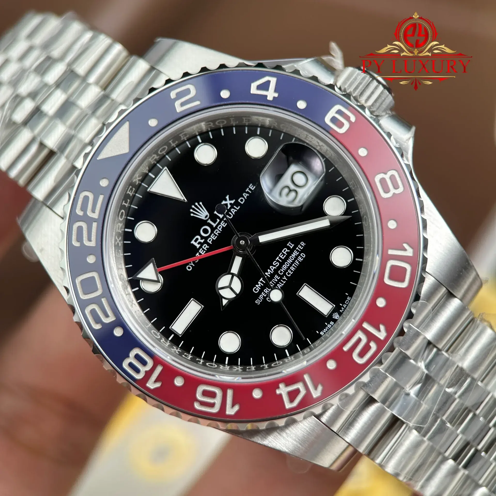 Rolex GMT-Master II 126710BLRO Pepsi Jubilee Bracelet Top Quality 1:1 Super Clone VSF 40mm - 图片 4