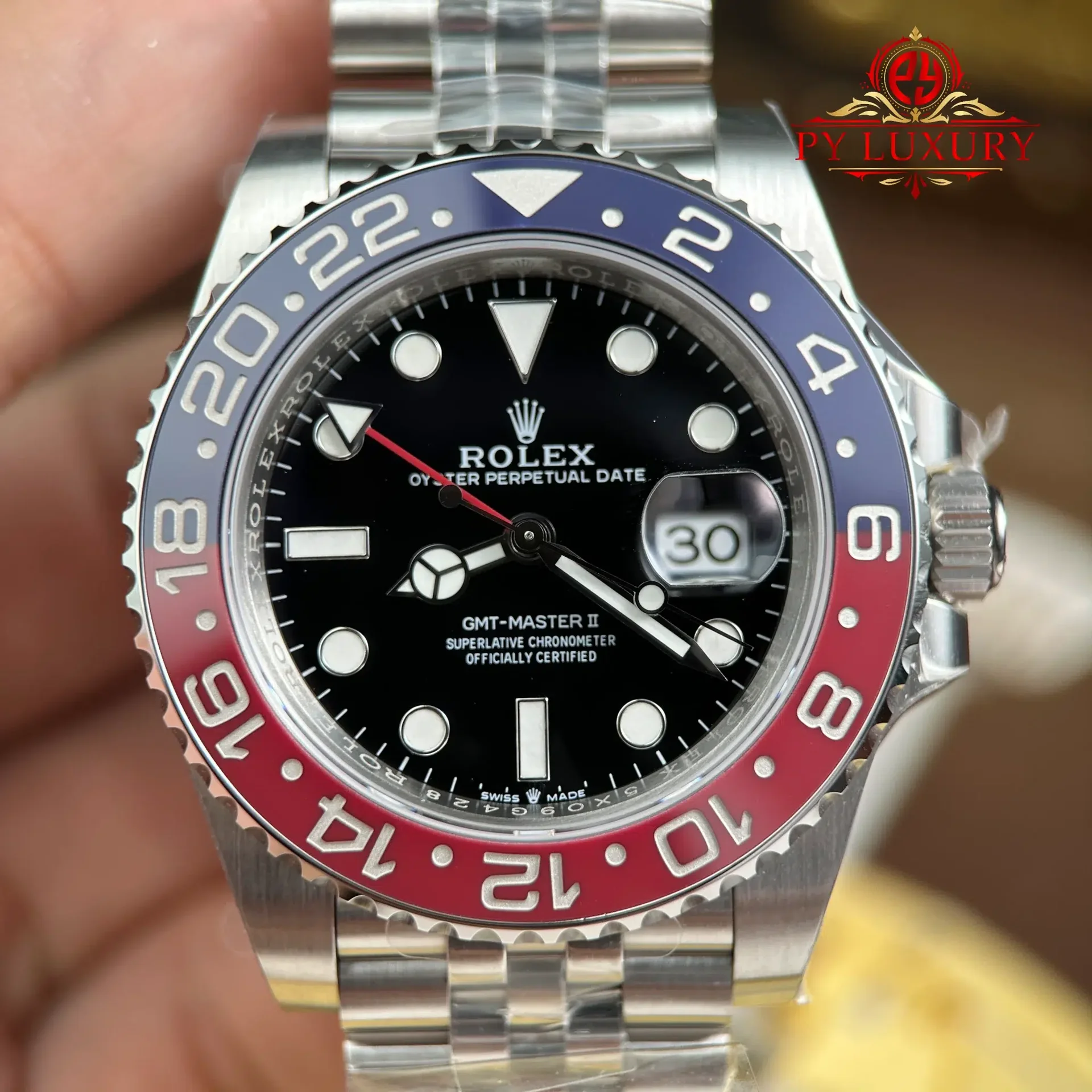Rolex GMT-Master II 126710BLRO Pepsi Jubilee Bracelet Top Quality 1:1 Super Clone VSF 40mm - 图片 5