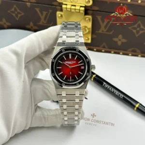 Audemars Piguet Royal Oak Jumbo 16202XT Extra-thin Titanium Smoked Burgundy Dial Best Replica 39mm