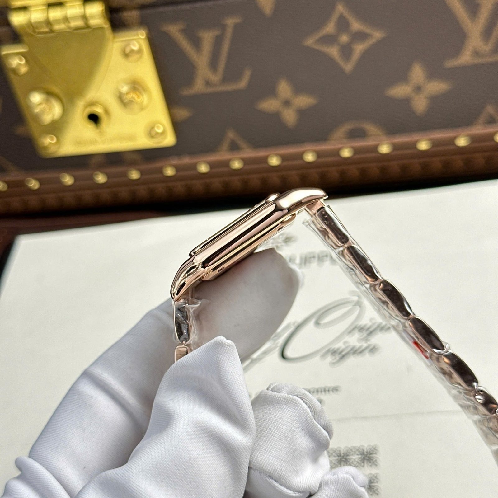 Cartier Panthère Medium Model Rose Gold White Dial Best Replica BVF 27mm x 36mm - 图片 6