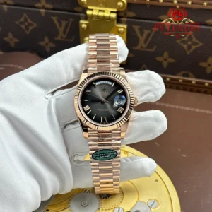 Rolex Day-Date 228235-0055 Rose Gold Slate Ombré Dial 1:1 Top Quality Replica 210g RC Factory 40mm