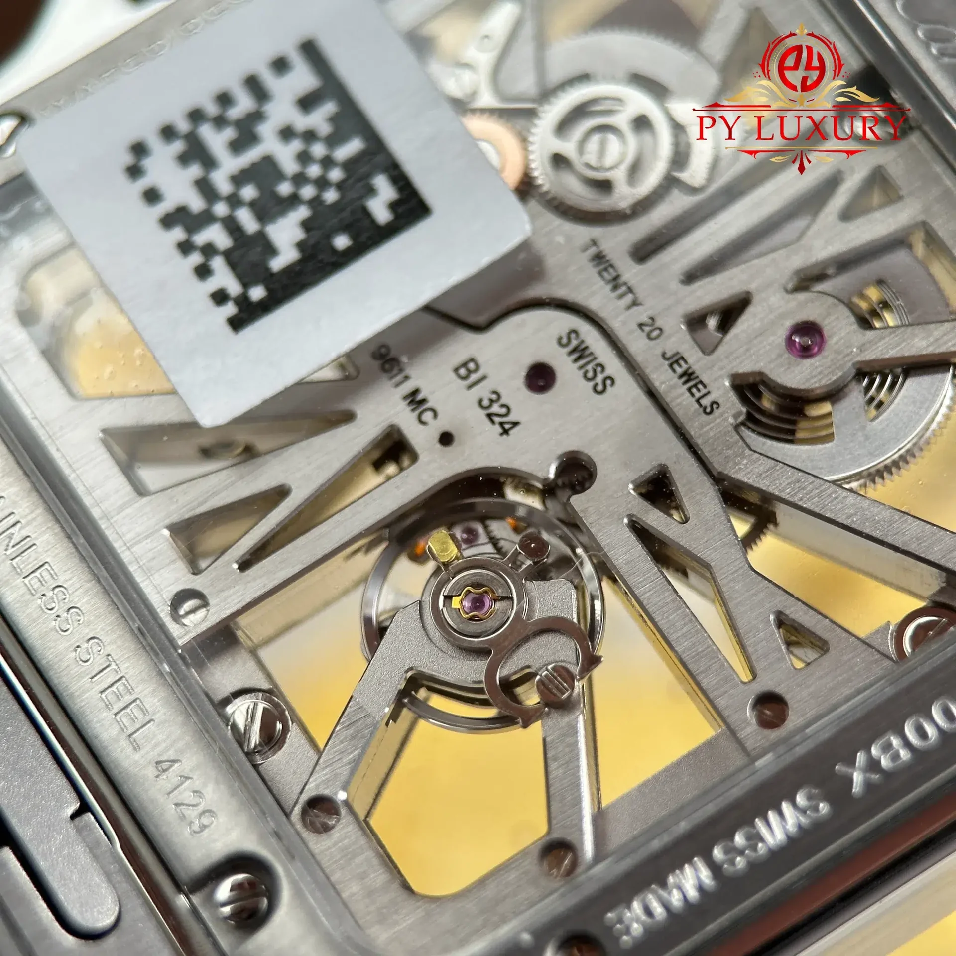 Cartier Santos De Cartier Skeleton Blue WHSA0026 Large Model Super Clone MLF 39.8mm - 图片 12