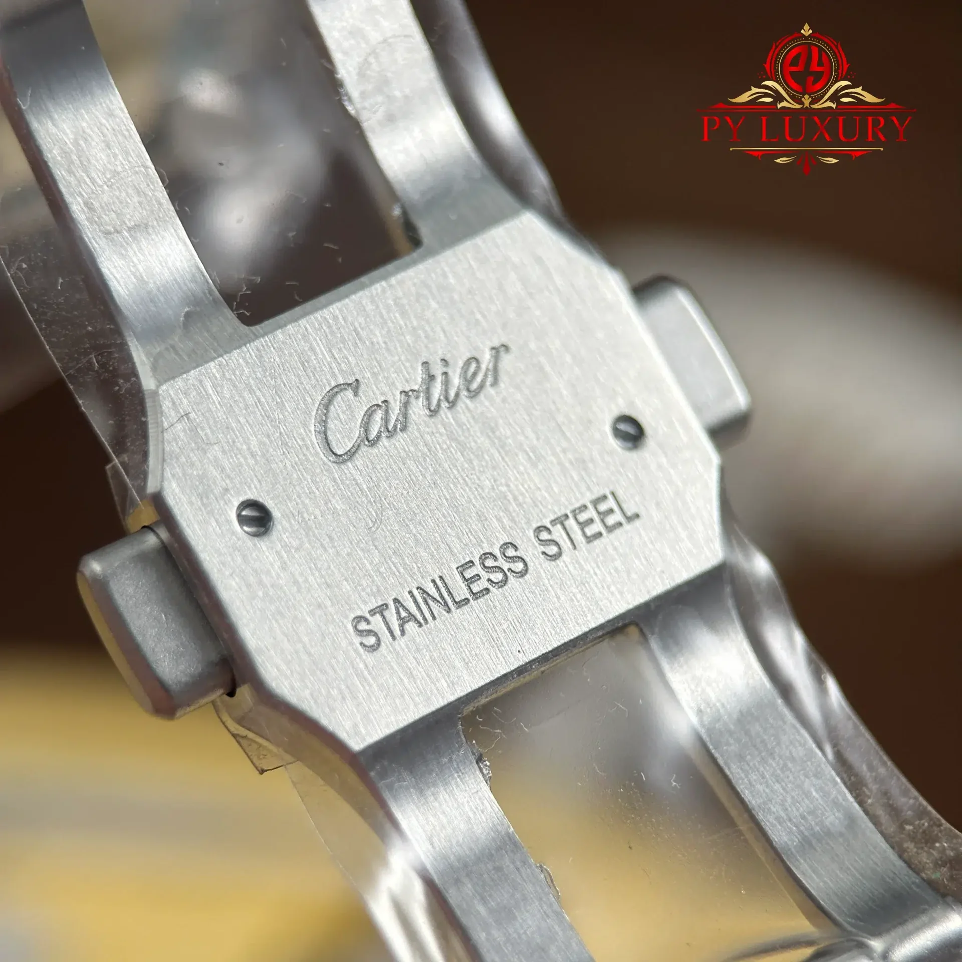 Cartier Santos Skeleton LM Steel & Yellow Gold WHSA0019 Steel Bracelet Super Clone MLF 39.8mm - 图片 13