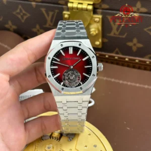 Audemars Piguet Royal Oak Flying Tourbillon Automatic 26730ST Red Burgundy Dial Best Replica BBS 41mm