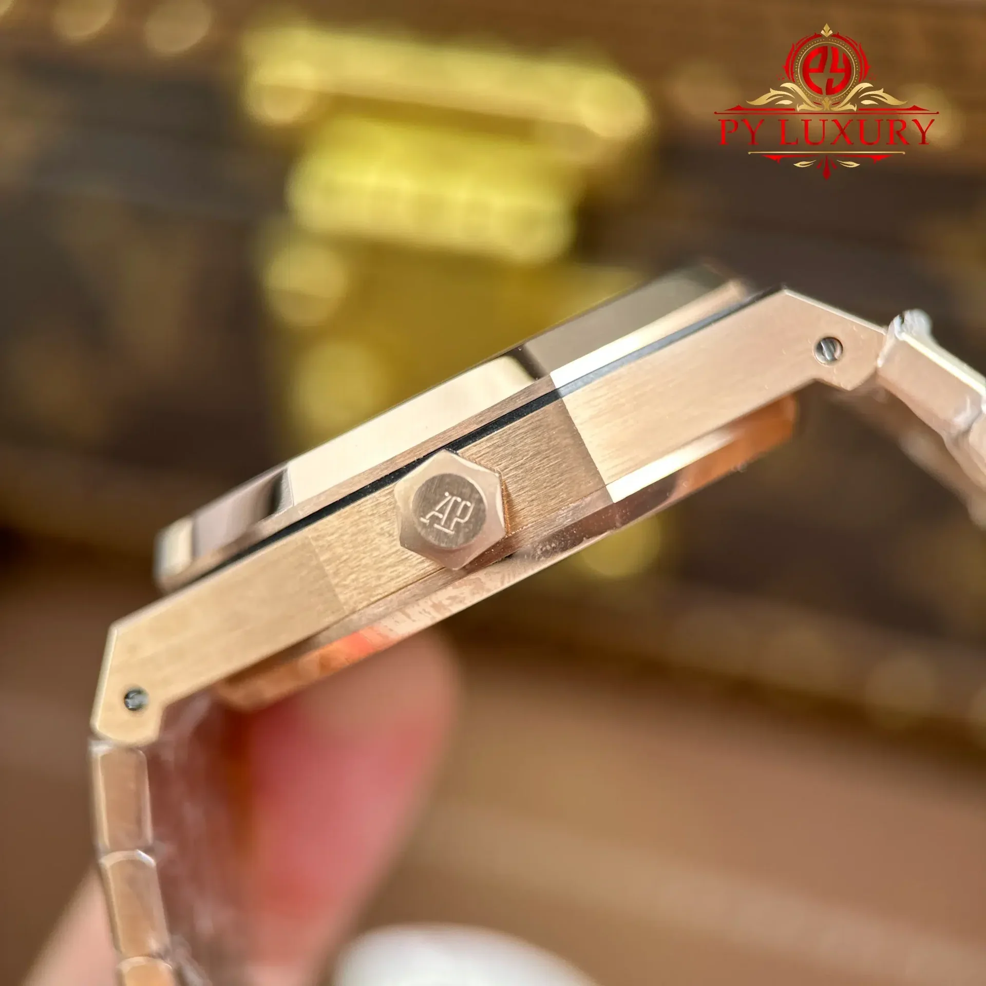 Audemars Piguet Royal Oak Selfwinding Flying Tourbillon 26730OR Rose Gold Sandblasted Grey Dial Best Replica BBS 41mm - 图片 9