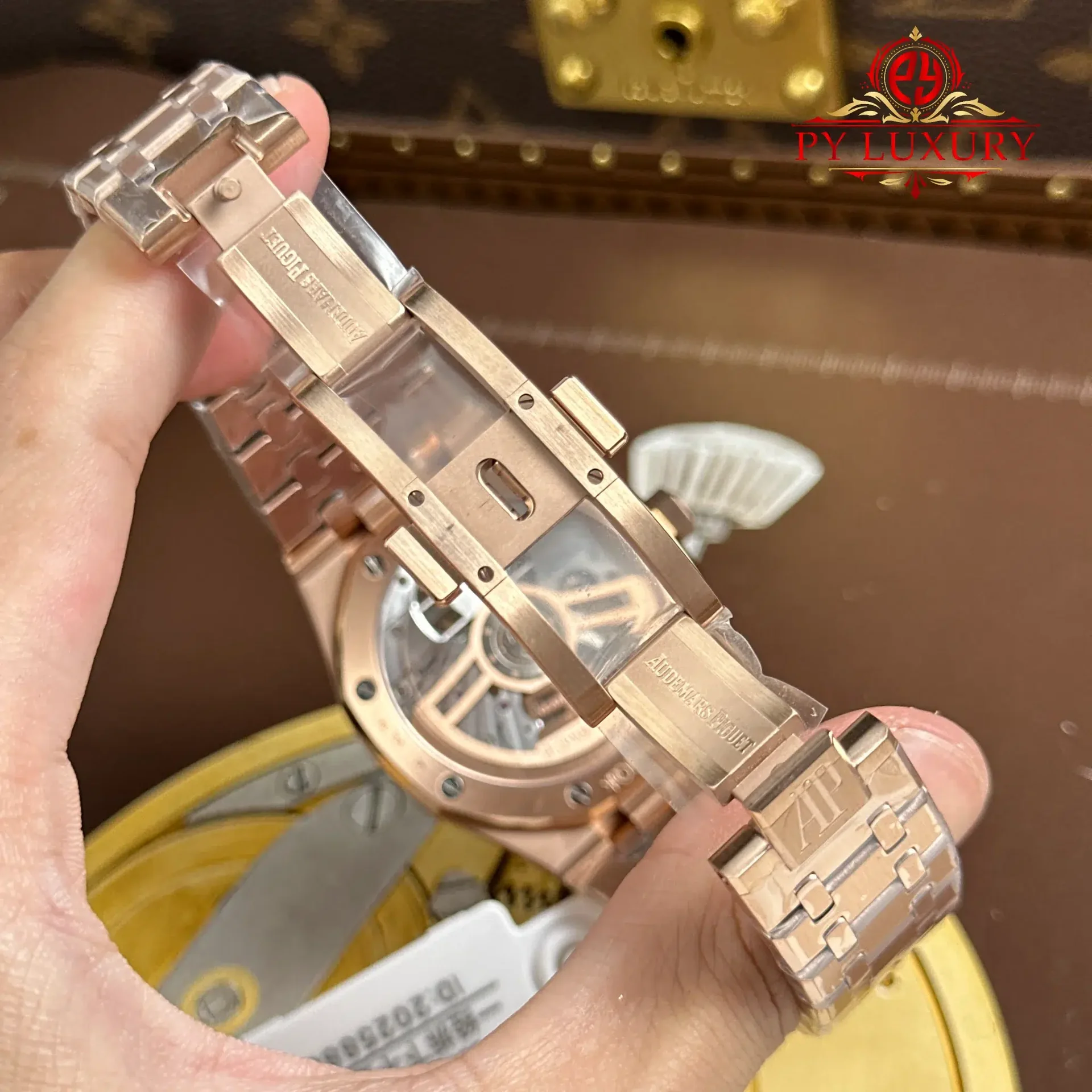 Audemars Piguet Royal Oak Selfwinding Flying Tourbillon 26730OR Rose Gold Sandblasted Grey Dial Best Replica BBS 41mm - 图片 11