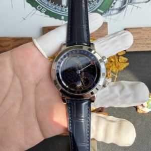 Patek Philippe Grand Complications 6102P-001 Blue Dial Leather Strap Super Clone PPF 44mm