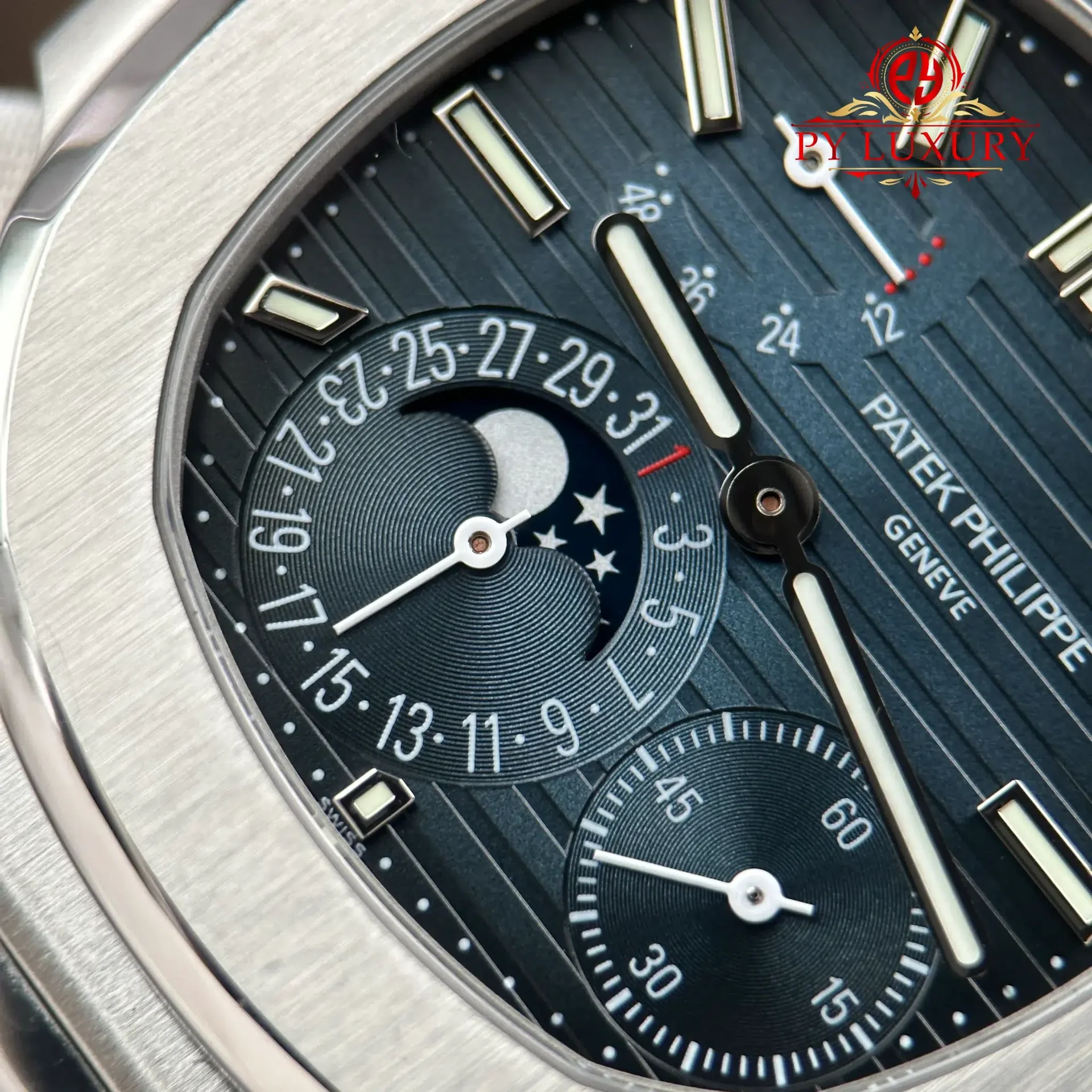 Patek Philippe Nautilus 5712/1A Blue Dial Top Quality Replica PPF V3 40mm - 图片 7
