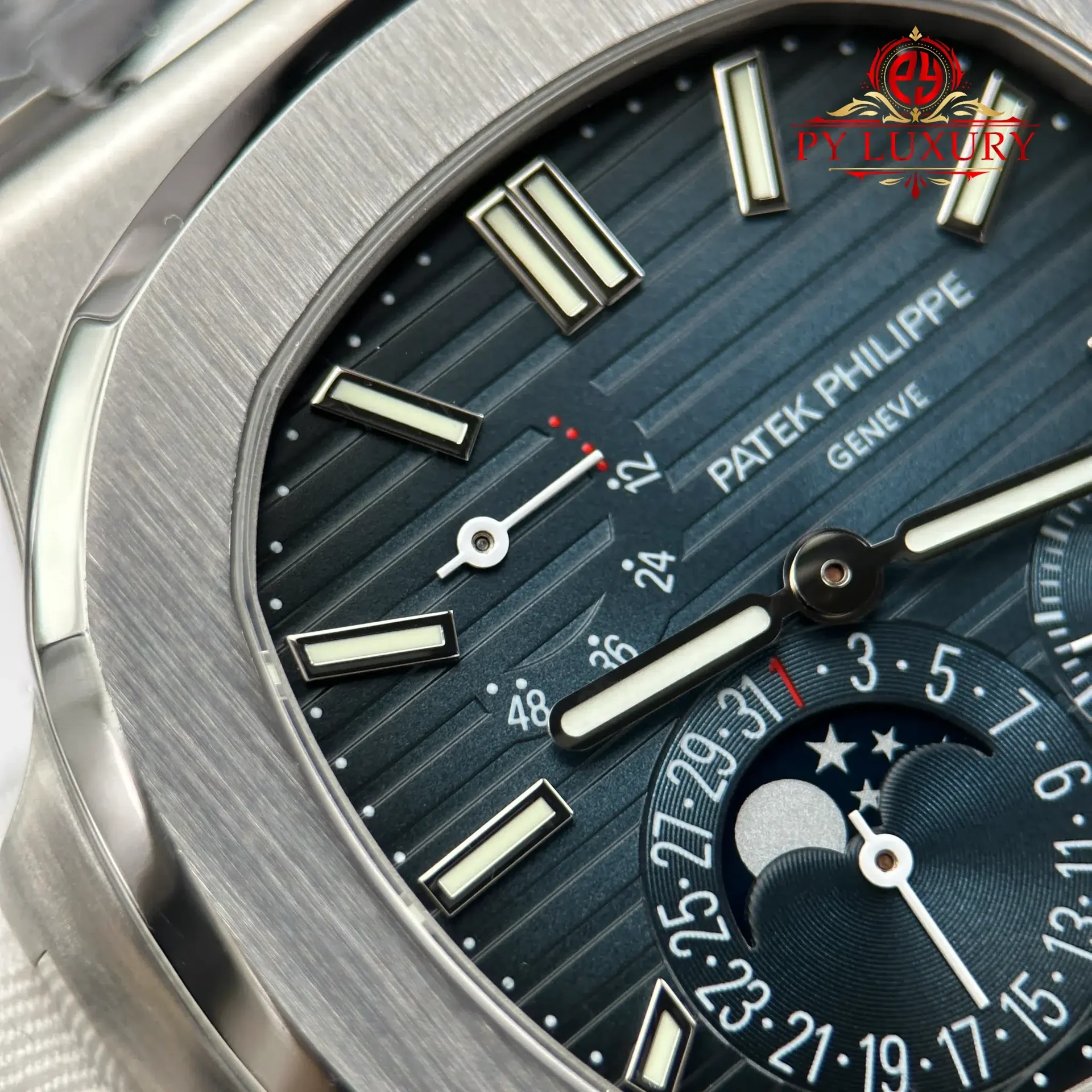 Patek Philippe Nautilus 5712/1A Blue Dial Top Quality Replica PPF V3 40mm - 图片 8