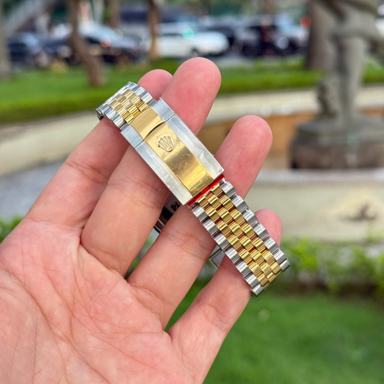Rolex Datejust 126233 Steel & Yellow Gold Custom Natural MOP Dial Moissanite Markers Jubilee Bracelet Super Clone VSF 36mm - 图片 10