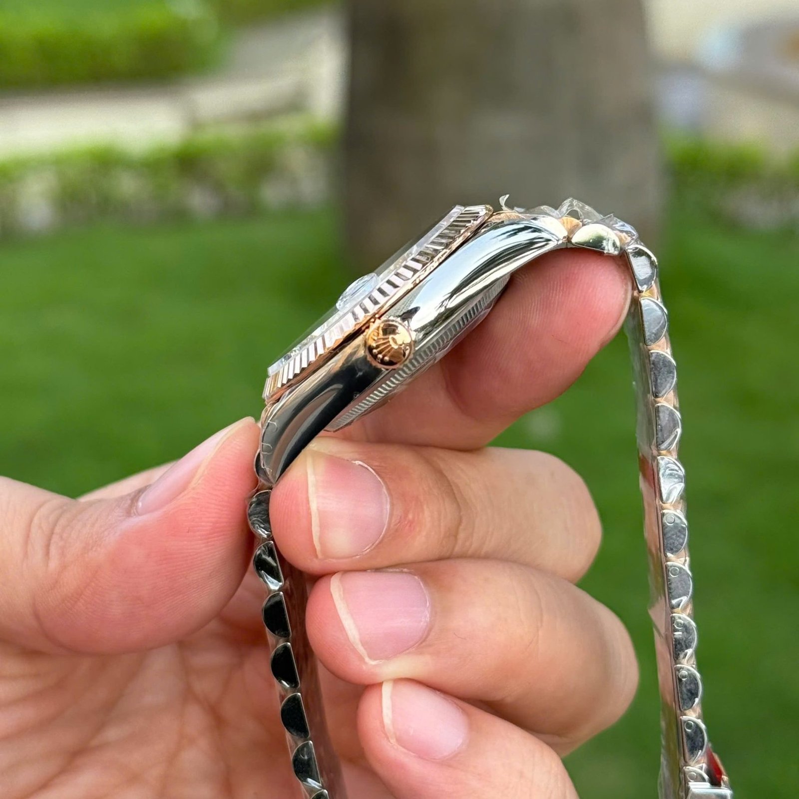 Rolex Datejust 126231 Steel & Rose Gold Custom Natural MOP Diamond Dial Jubilee Bracelet 1:1 Best Replica VSF 36mm - 图片 7