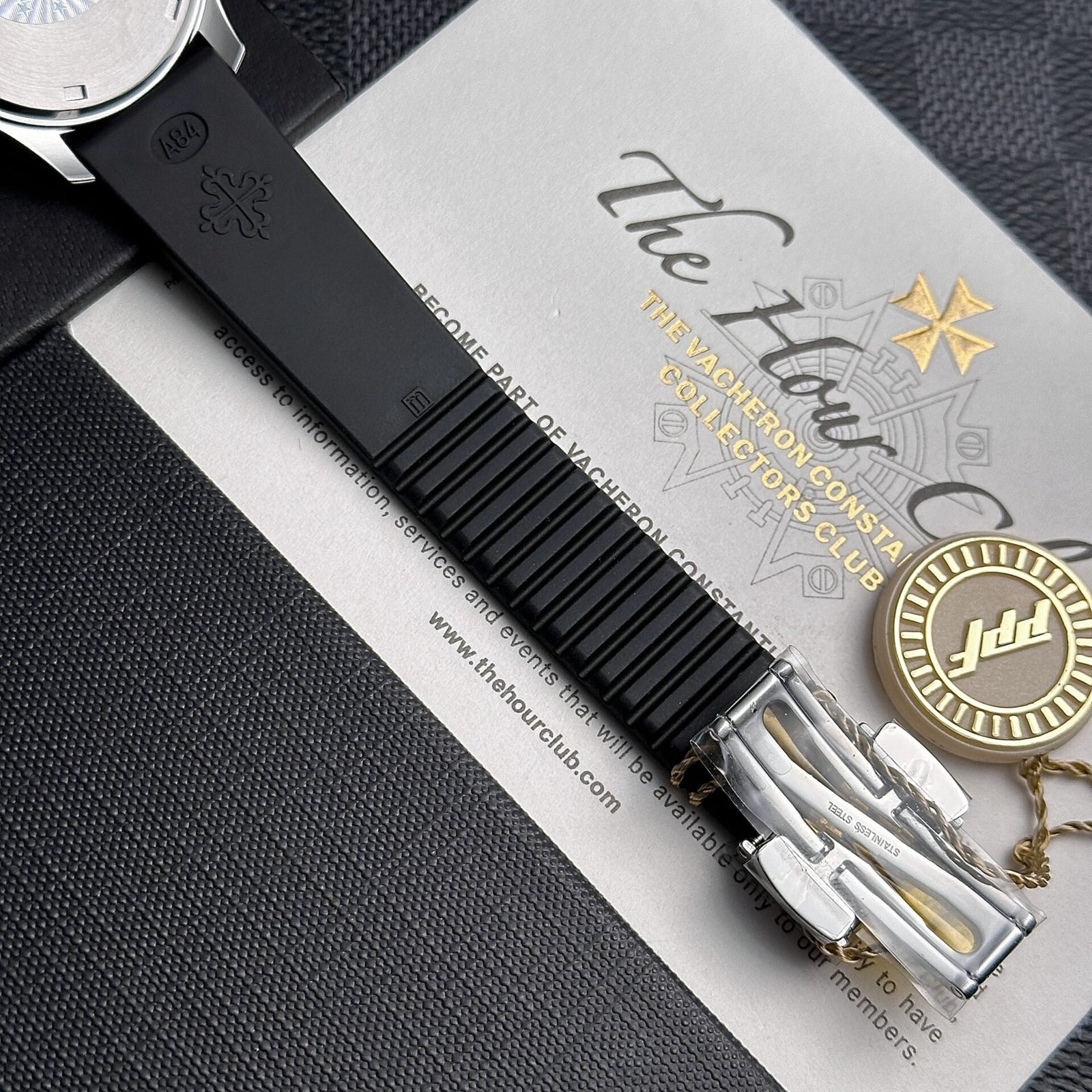 Patek Philippe Aquanaut 5067A Black Dial Swiss Quartz Replica PPF 35.6mm - 图片 8