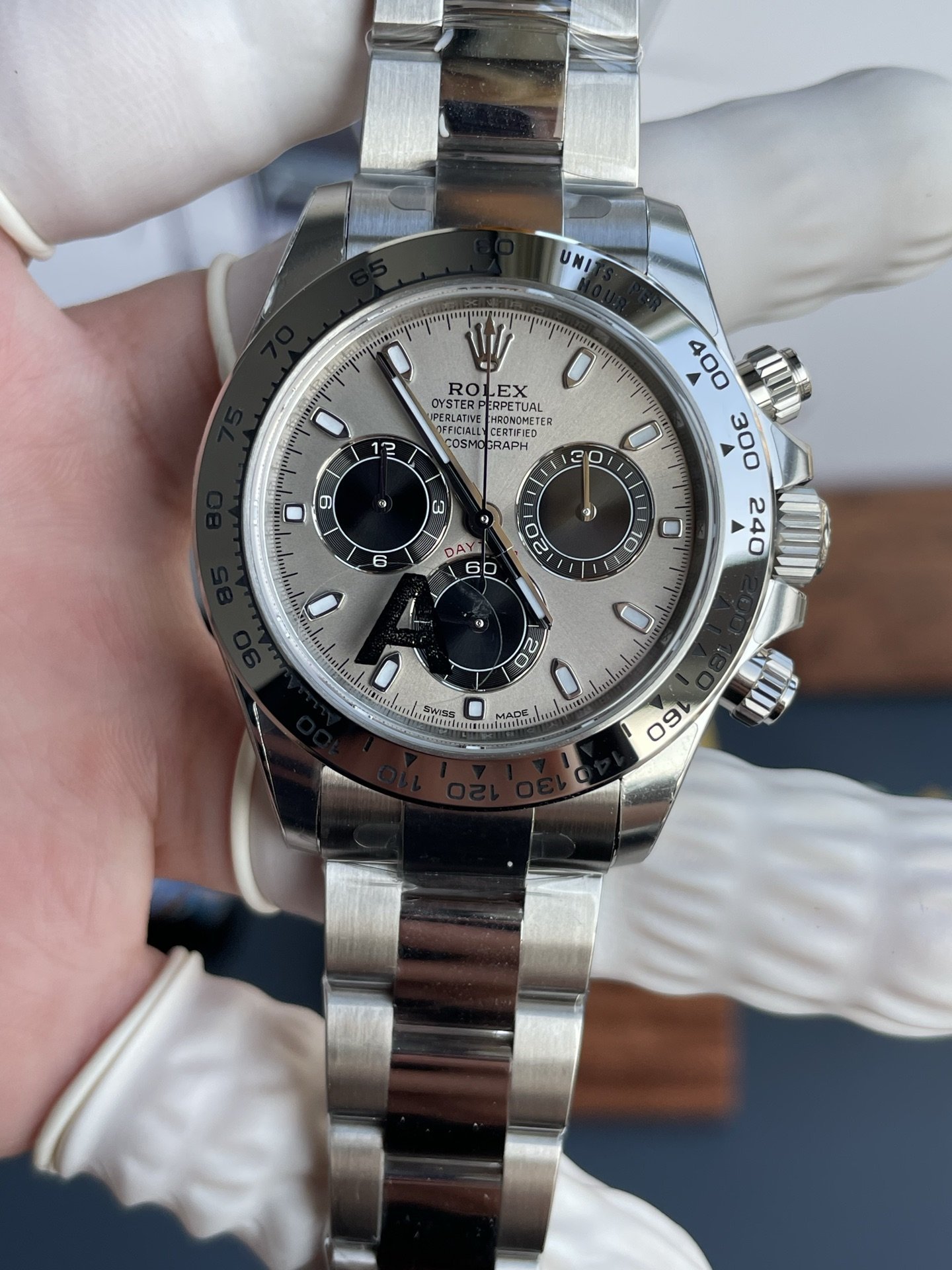 Rolex Daytona 126509-0003 Steel & Bright Black Dial Oyster Bracelet 1:1 Best Replica VSF 40mm - 图片 2