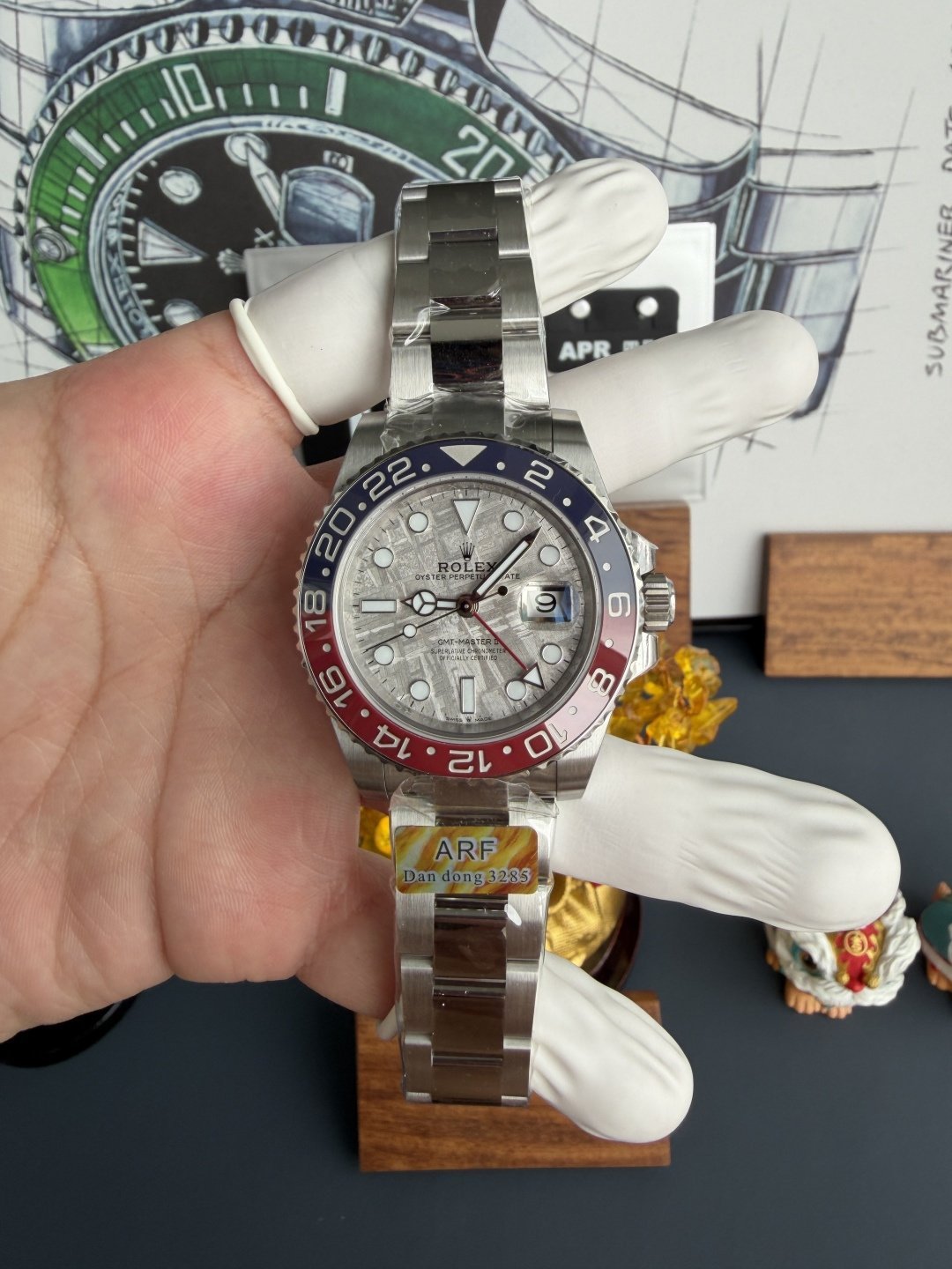 Rolex GMT-Master II 126719BLRO-0002 Meteorite Dial 1:1 Best Quality Replica ARF V3 40mm