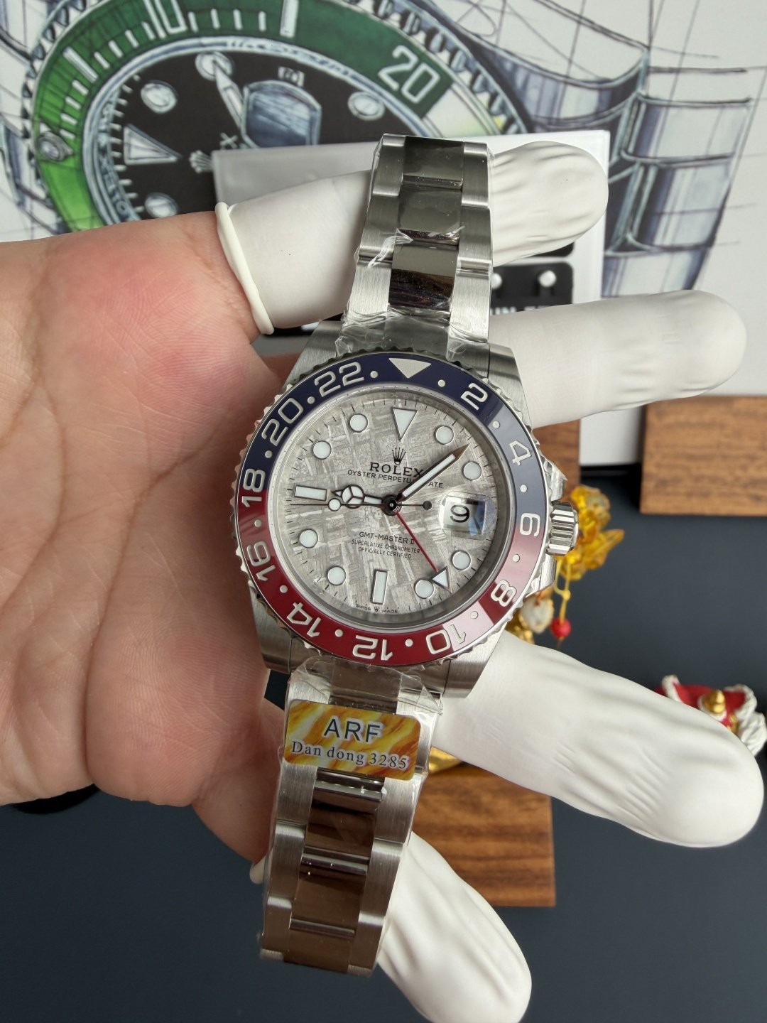 Rolex GMT-Master II 126719BLRO-0002 Meteorite Dial 1:1 Best Quality Replica ARF V3 40mm - 图片 2