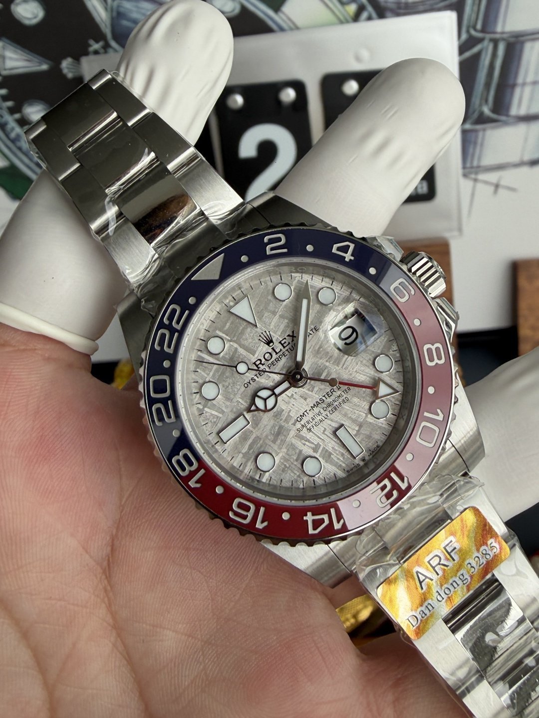 Rolex GMT-Master II 126719BLRO-0002 Meteorite Dial 1:1 Best Quality Replica ARF V3 40mm - 图片 3