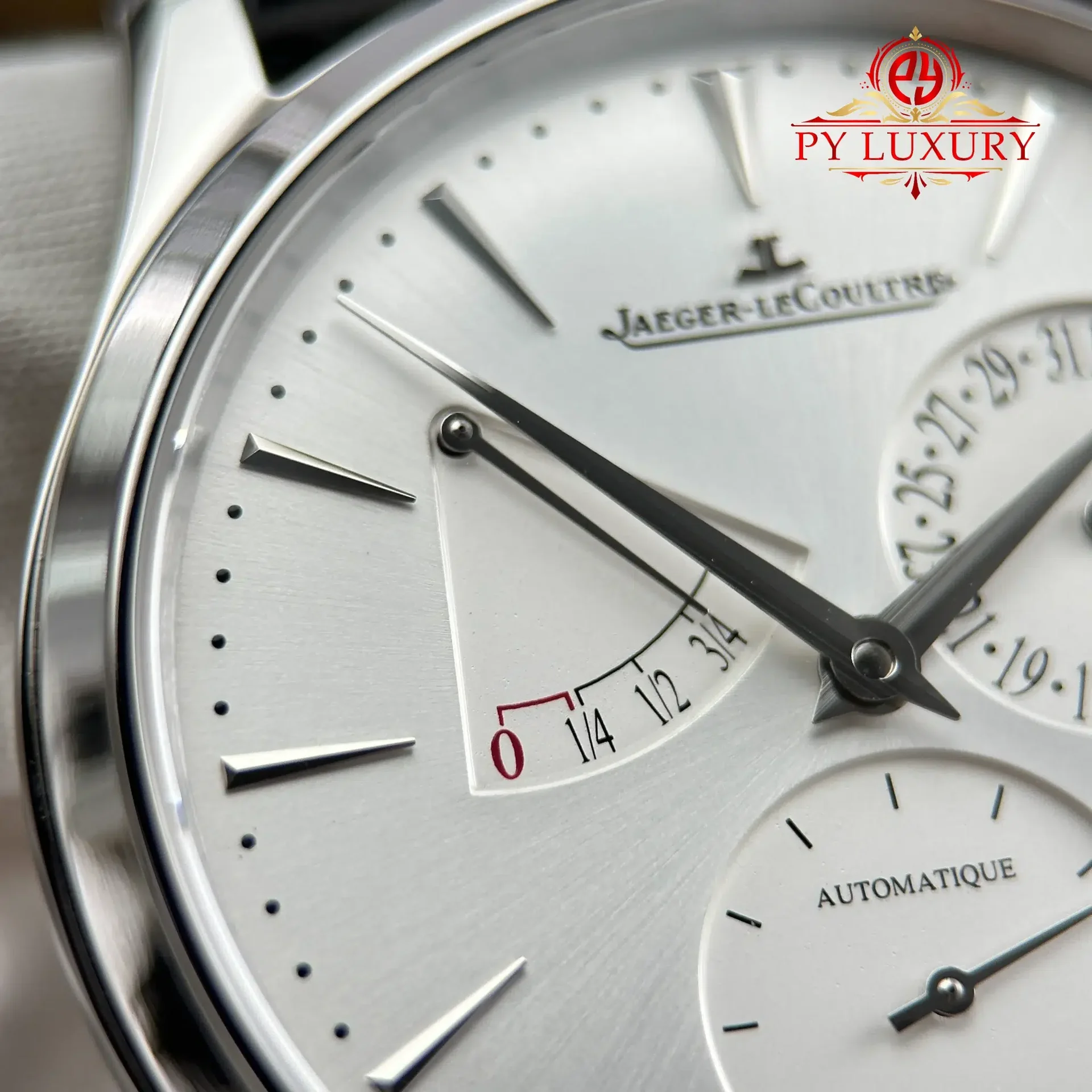 Jaeger Lecoultre Master Ultra Thin Power Reserve Q1378421 Silver Dial Leather Strap Best Replica APSF 39mm - 图片 10