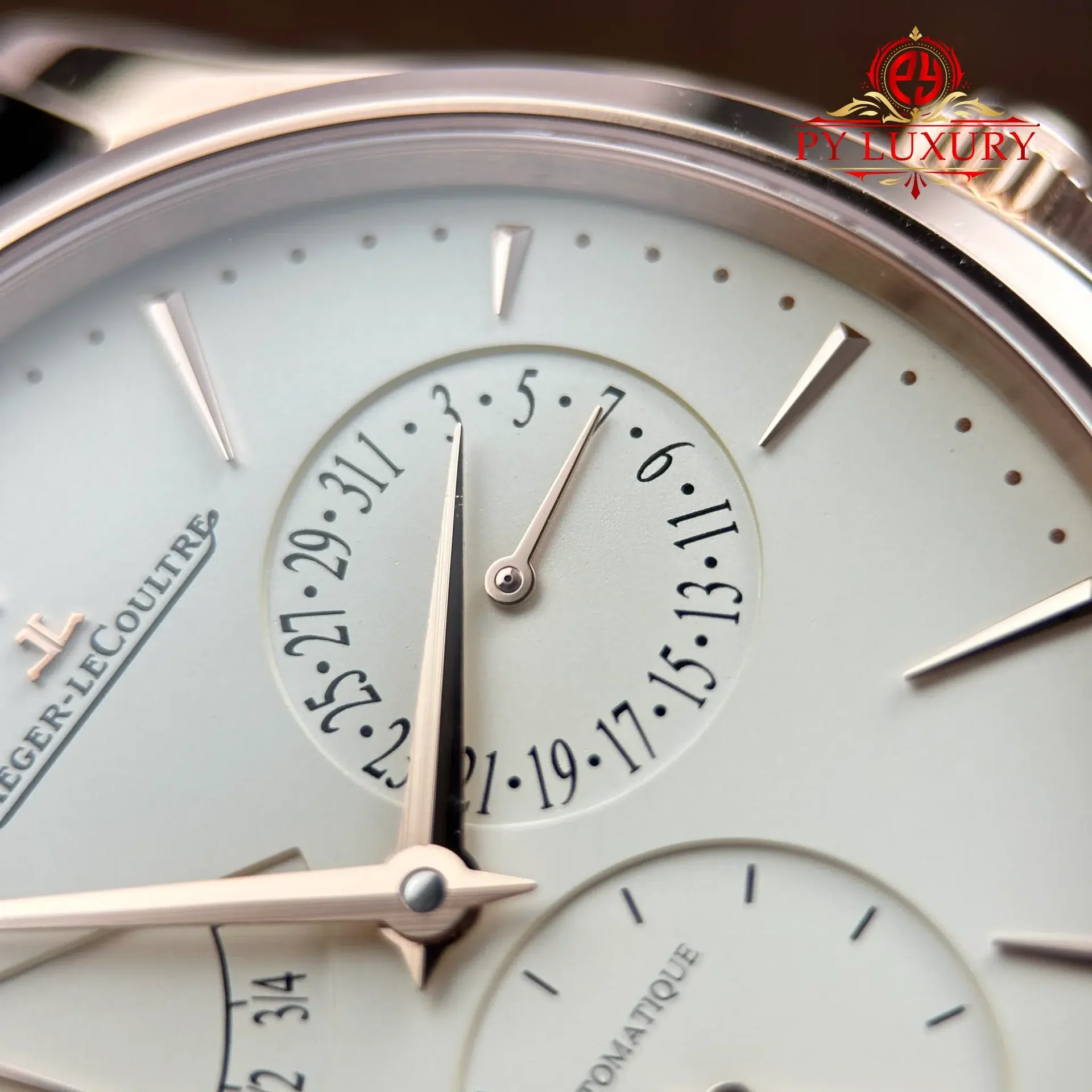 Jaeger Lecoultre Master Ultra Thin Power Reserve Q1372510 Pink Gold Eggshell Beige Dial Best Replica APSF 39mm - 图片 7