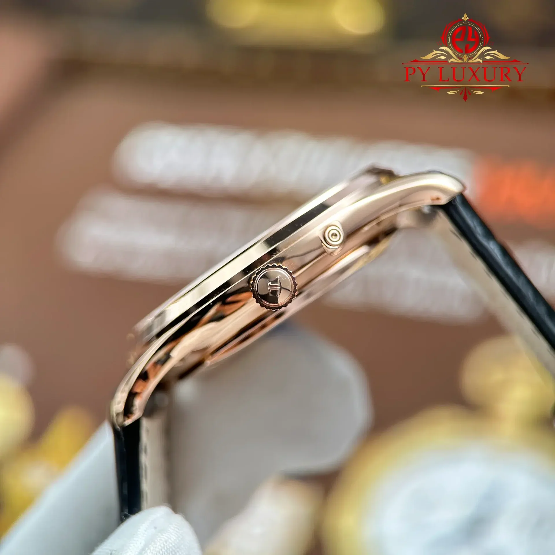 Jaeger Lecoultre Master Ultra Thin Power Reserve Q1372510 Pink Gold Eggshell Beige Dial Best Replica APSF 39mm - 图片 10