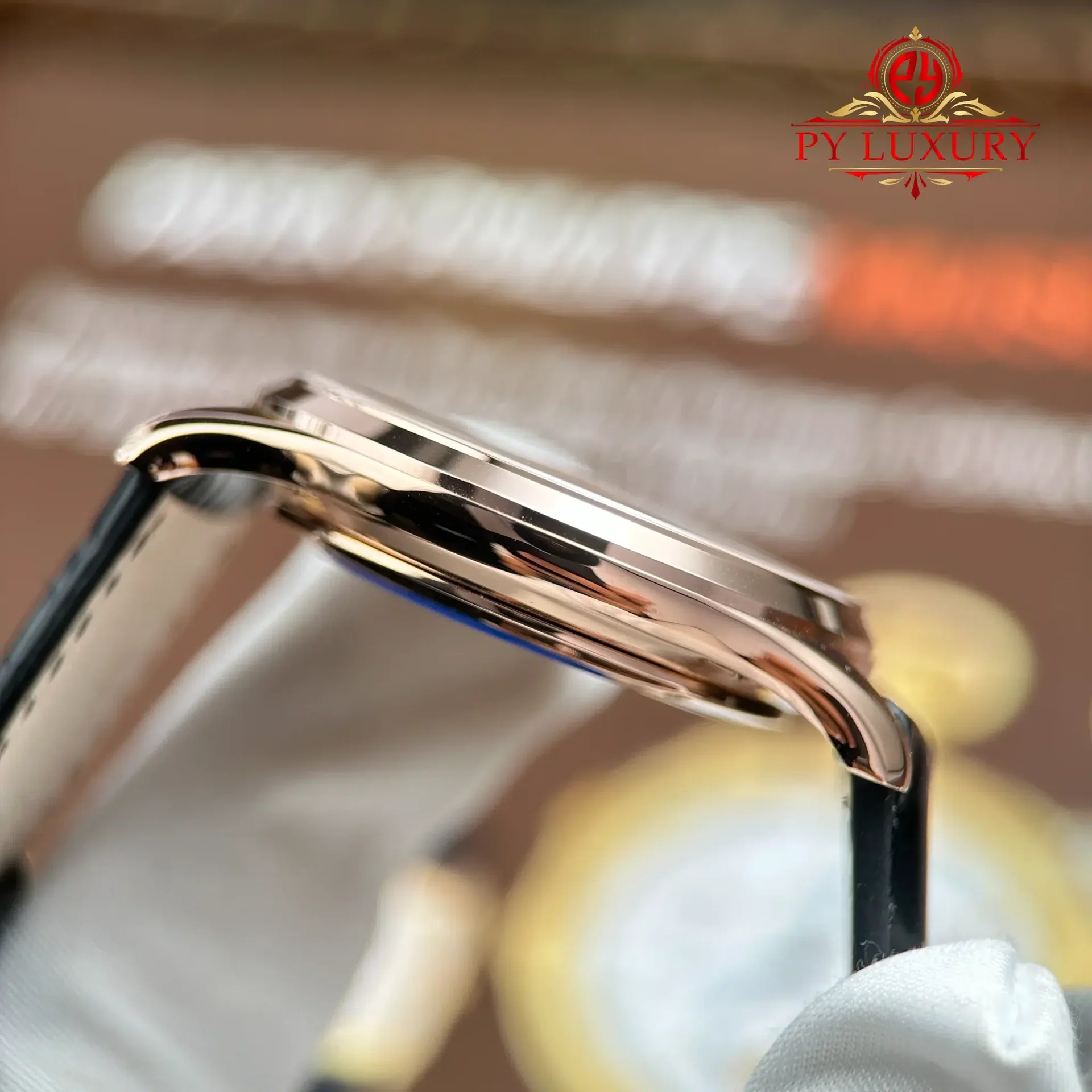 Jaeger Lecoultre Master Ultra Thin Power Reserve Q1372510 Pink Gold Eggshell Beige Dial Best Replica APSF 39mm - 图片 11