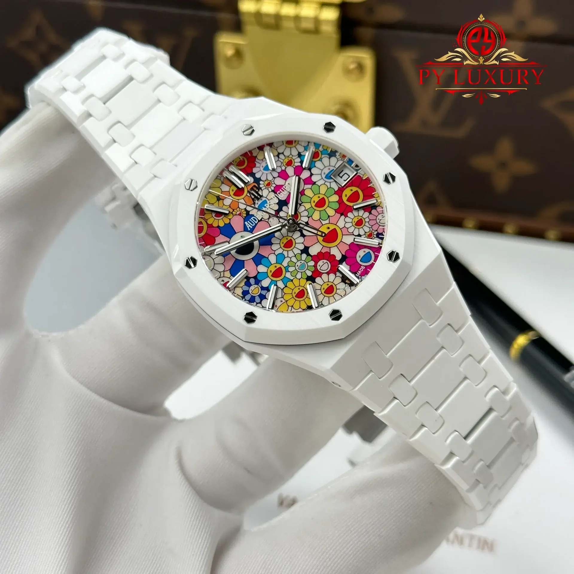 Audemars Piguet Royal Oak 15500 White Ceramic Sunflower Dial 1:1 Best Replica APSF 41mm - 图片 2