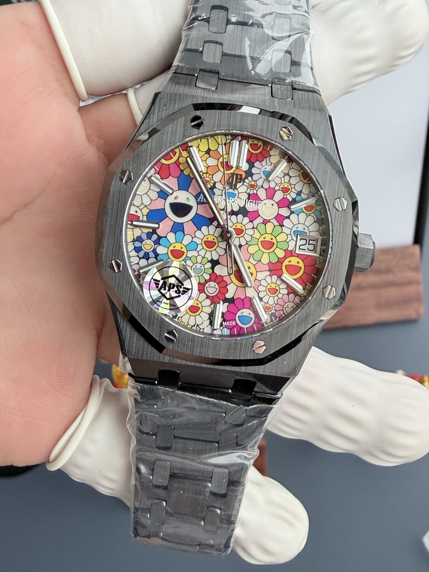 Audemars Piguet Royal Oak 15500 Black Ceramic Sunflower Dial 1:1 Best Replica APSF 41mm - 图片 2