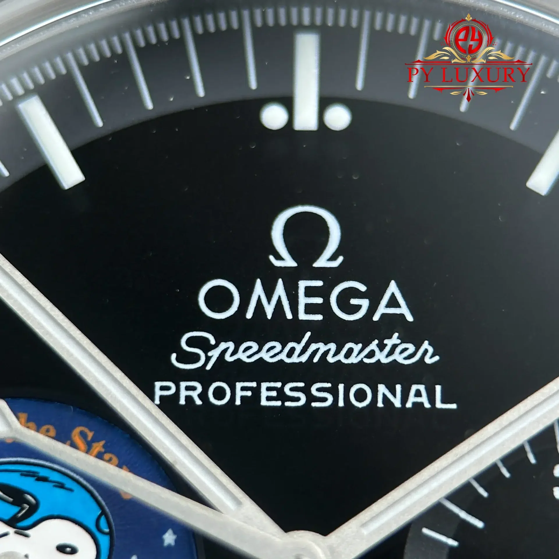 Omega Speedmaster Silver Snoopy 50th Anniversary Black Dial Best Replica 42mm - 图片 6