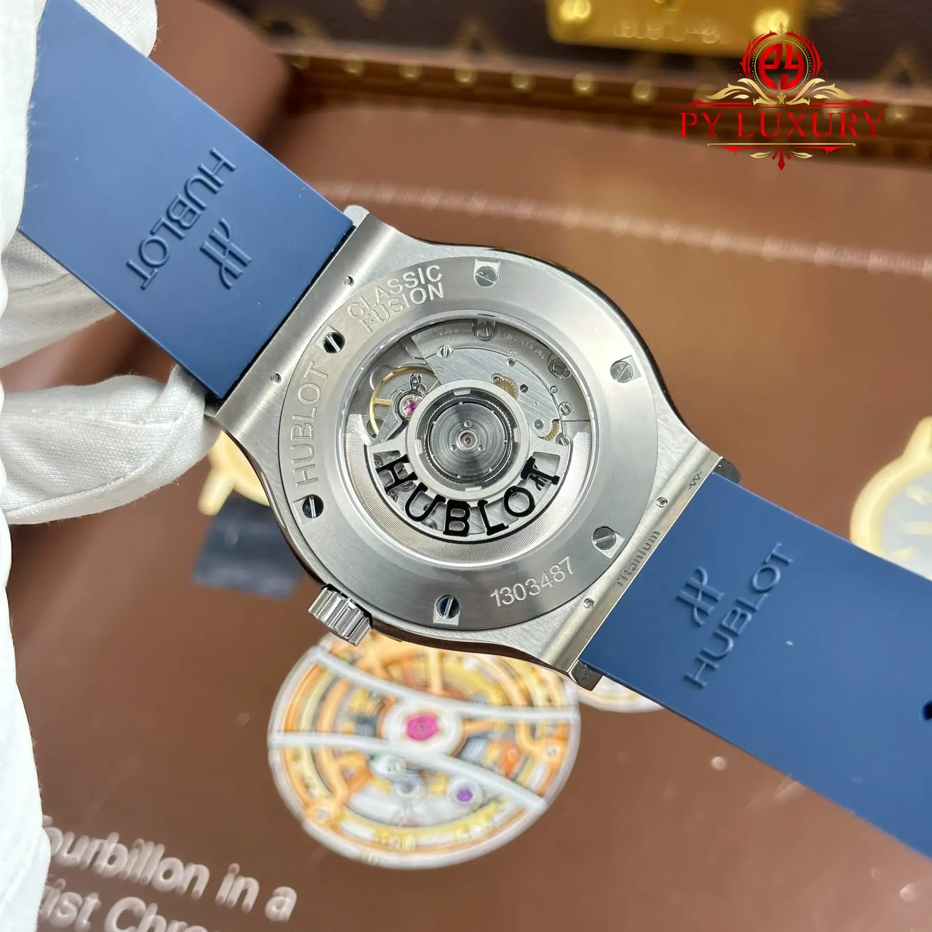 Hublot Classic Fusion Special Edition Boutique PISA 1940 Titaniun Blue Dial 1:1 Best Replica JJZ 42mm - 图片 8