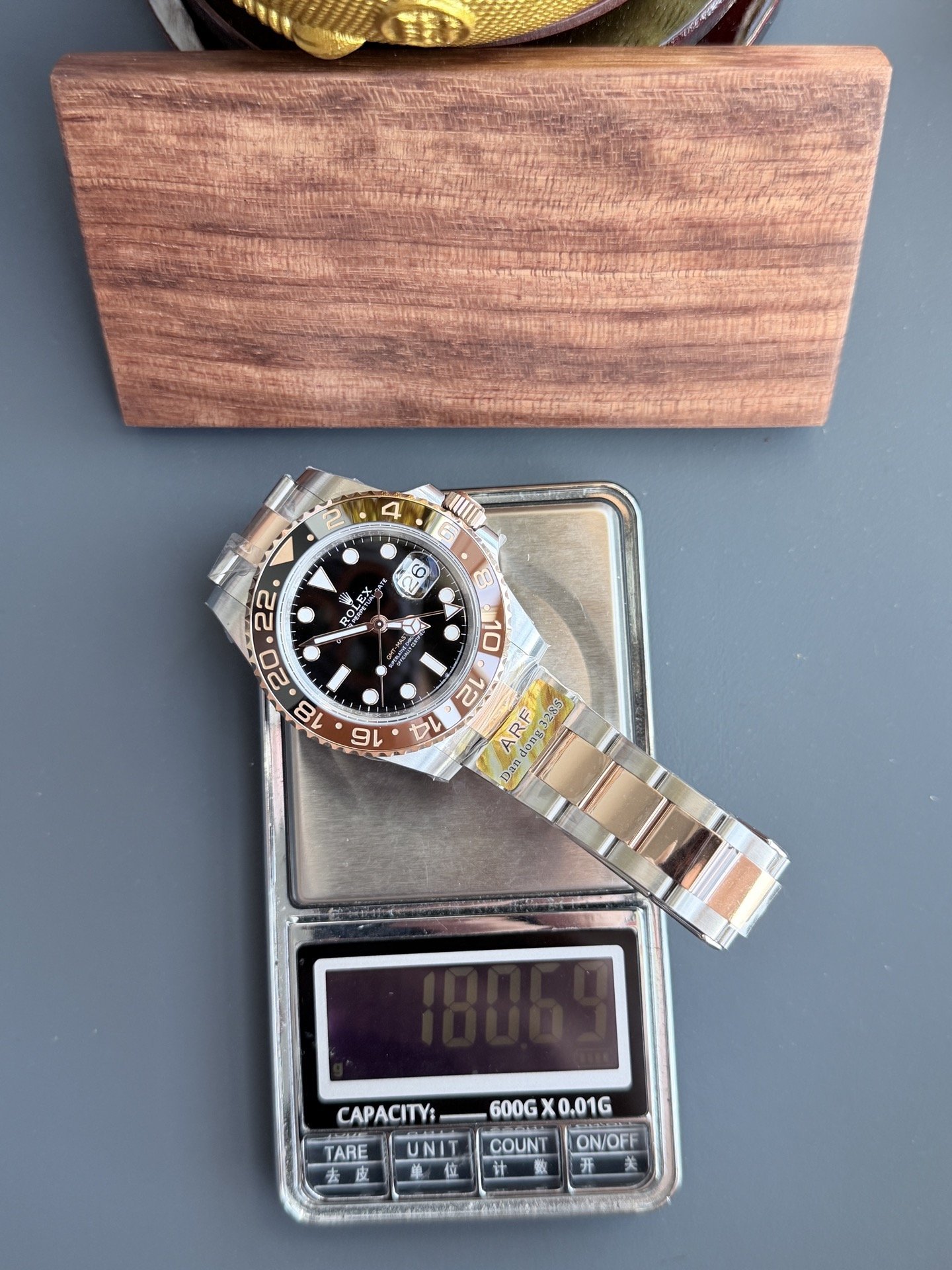 Rolex GMT-Master II 126711CHNR Two Tone Root Beer Black Dial Oyster Bracelet Super Clone ARF 40mm - 图片 12