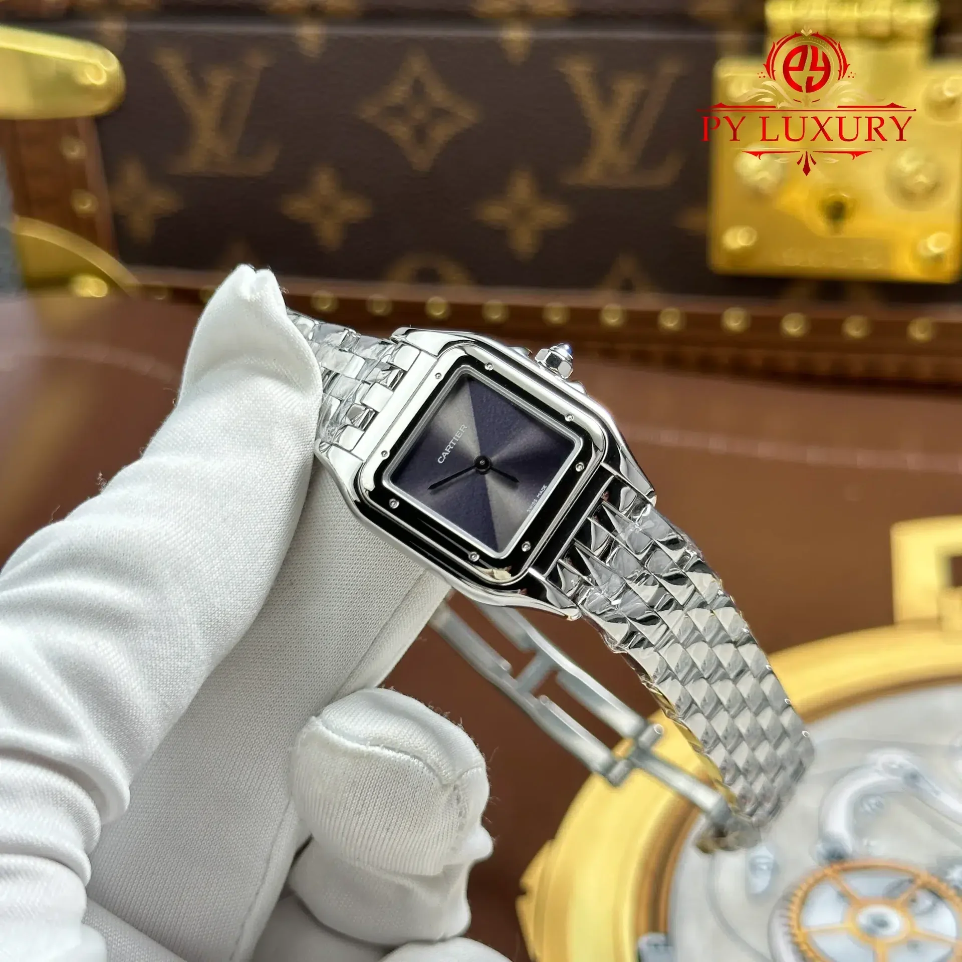 Cartier Panthère WSPN0010 Small Model Steel Grey Dial Best Replica 22mm x 30mm - 图片 2