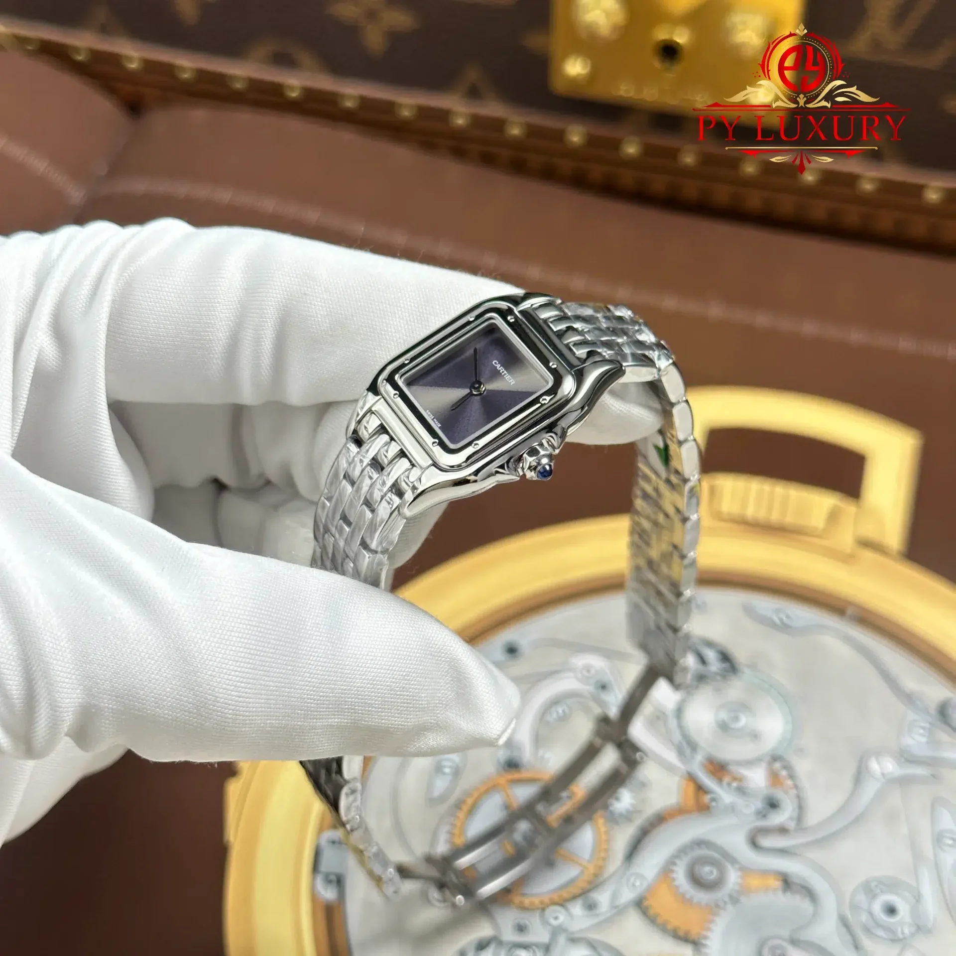 Cartier Panthère WSPN0010 Small Model Steel Grey Dial Best Replica 22mm x 30mm - 图片 3