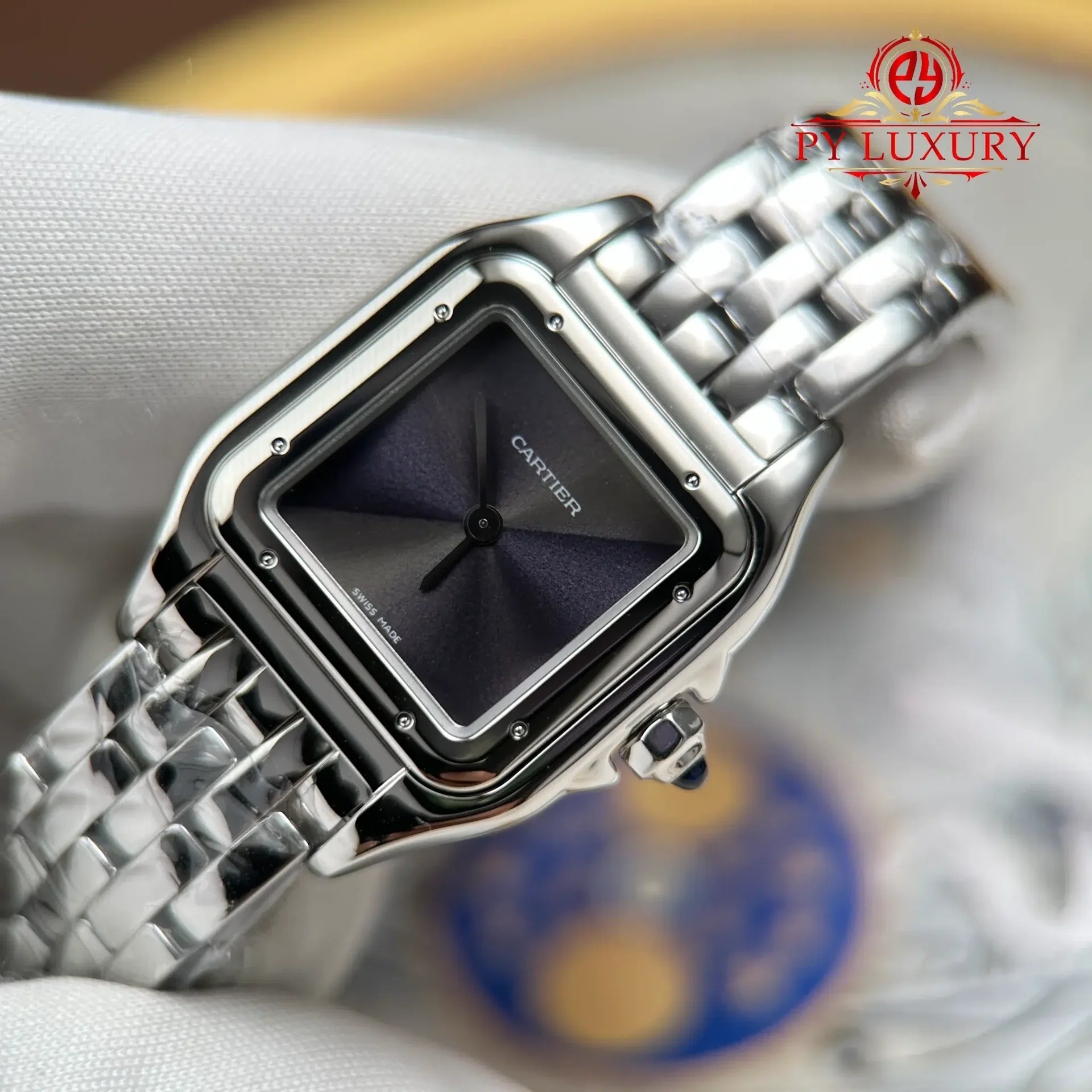 Cartier Panthère WSPN0010 Small Model Steel Grey Dial Best Replica 22mm x 30mm - 图片 5