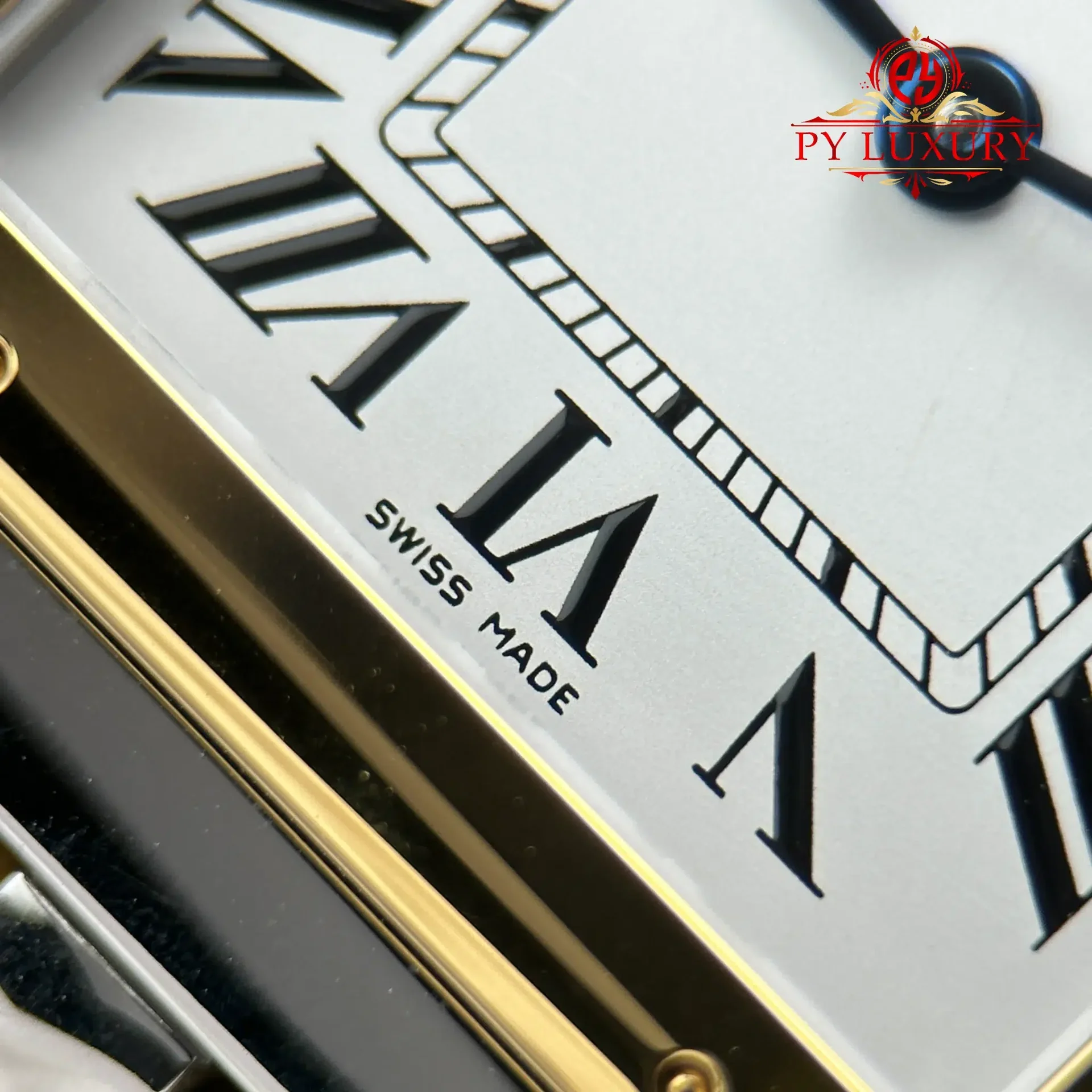 Cartier Panthere Large Model W2PN0016 Steel & Yellow Gold White Dial Best Replica 31mm x 42mm - 图片 7