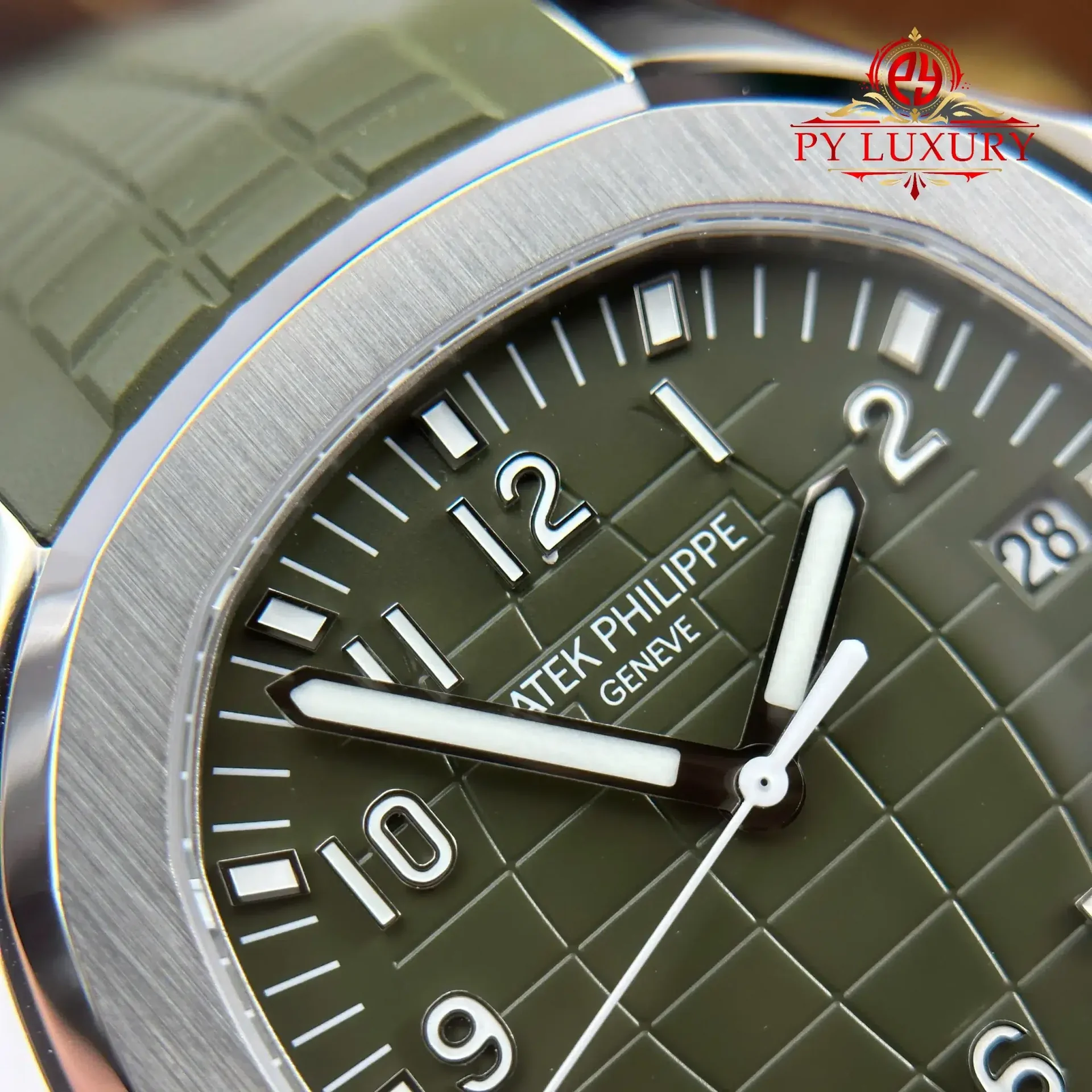 Patek Philippe Aquanaut 5168G-010 Khaki Olive Green Best Replica 1:1 BBF 42.2mm - 图片 5