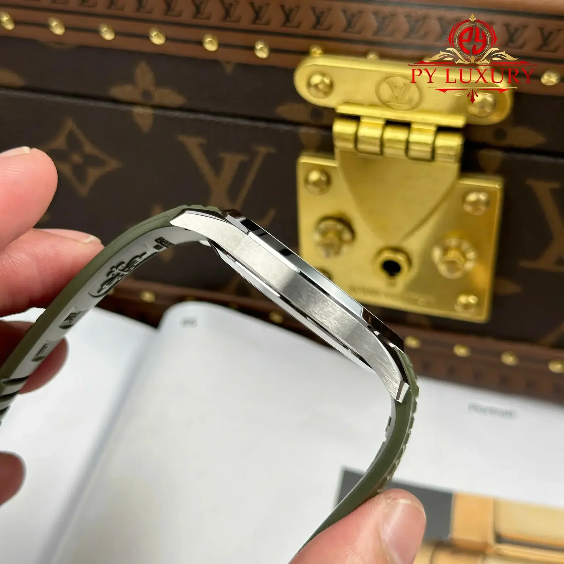 Patek Philippe Aquanaut 5168G-010 Khaki Olive Green Best Replica 1:1 BBF 42.2mm - 图片 8