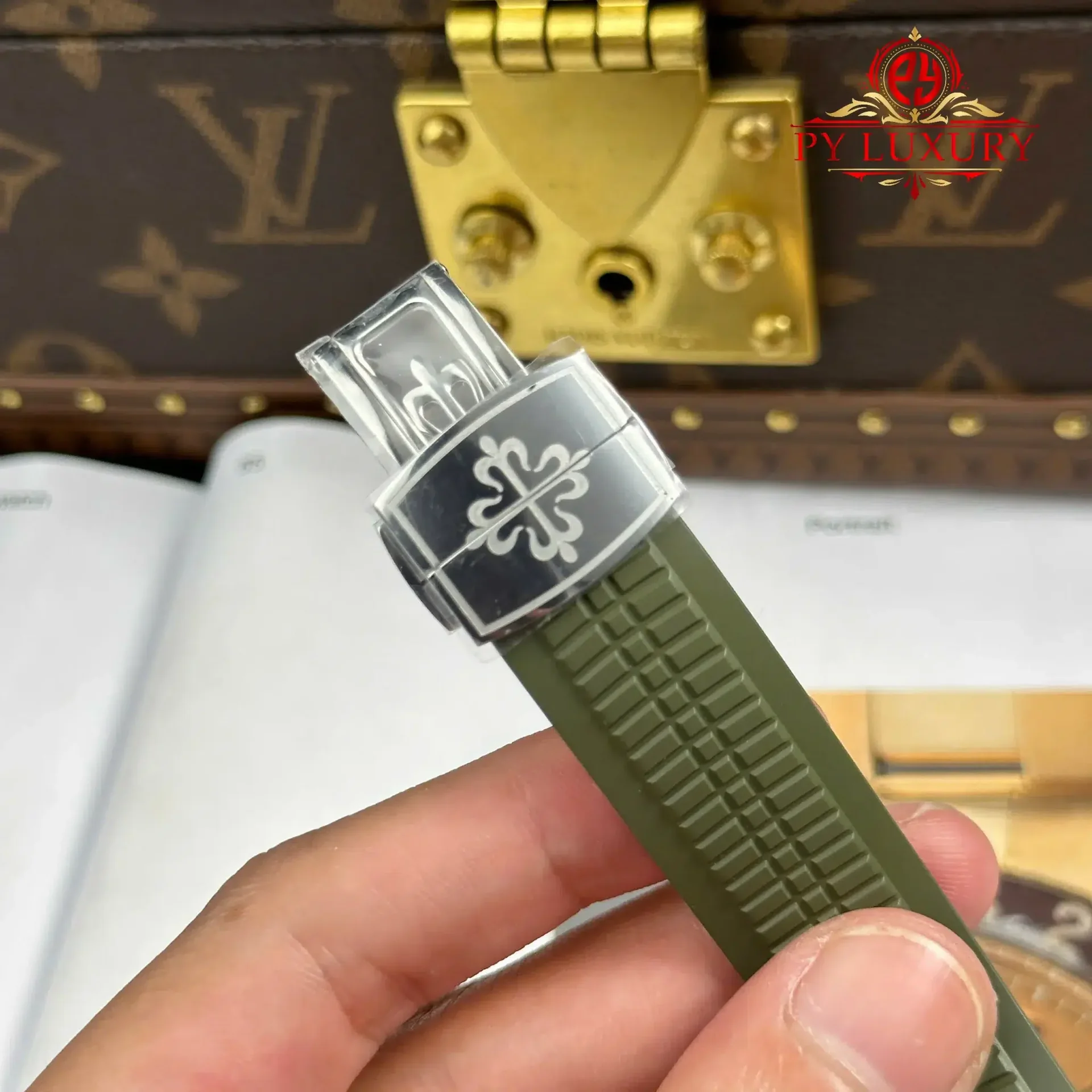 Patek Philippe Aquanaut 5168G-010 Khaki Olive Green Best Replica 1:1 BBF 42.2mm - 图片 12