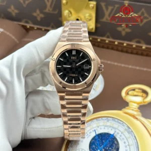 IWC Ingenieur IW328702 Rose Gold Black Dial Best Replica GH Factory 40mm
