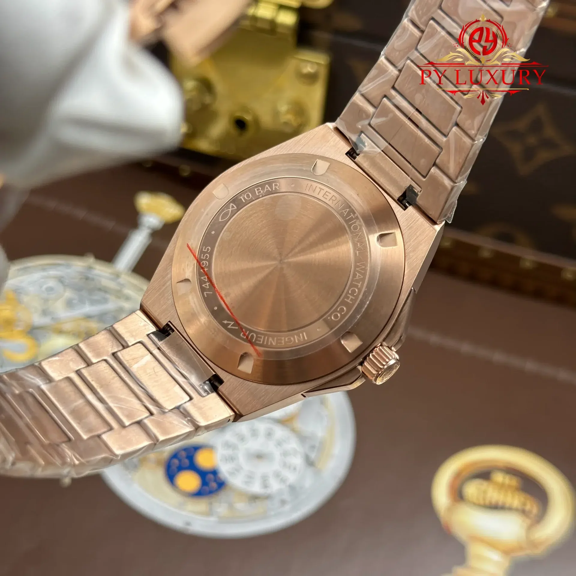 IWC Ingenieur IW328702 Rose Gold Black Dial Best Replica GH Factory 40mm - 图片 11