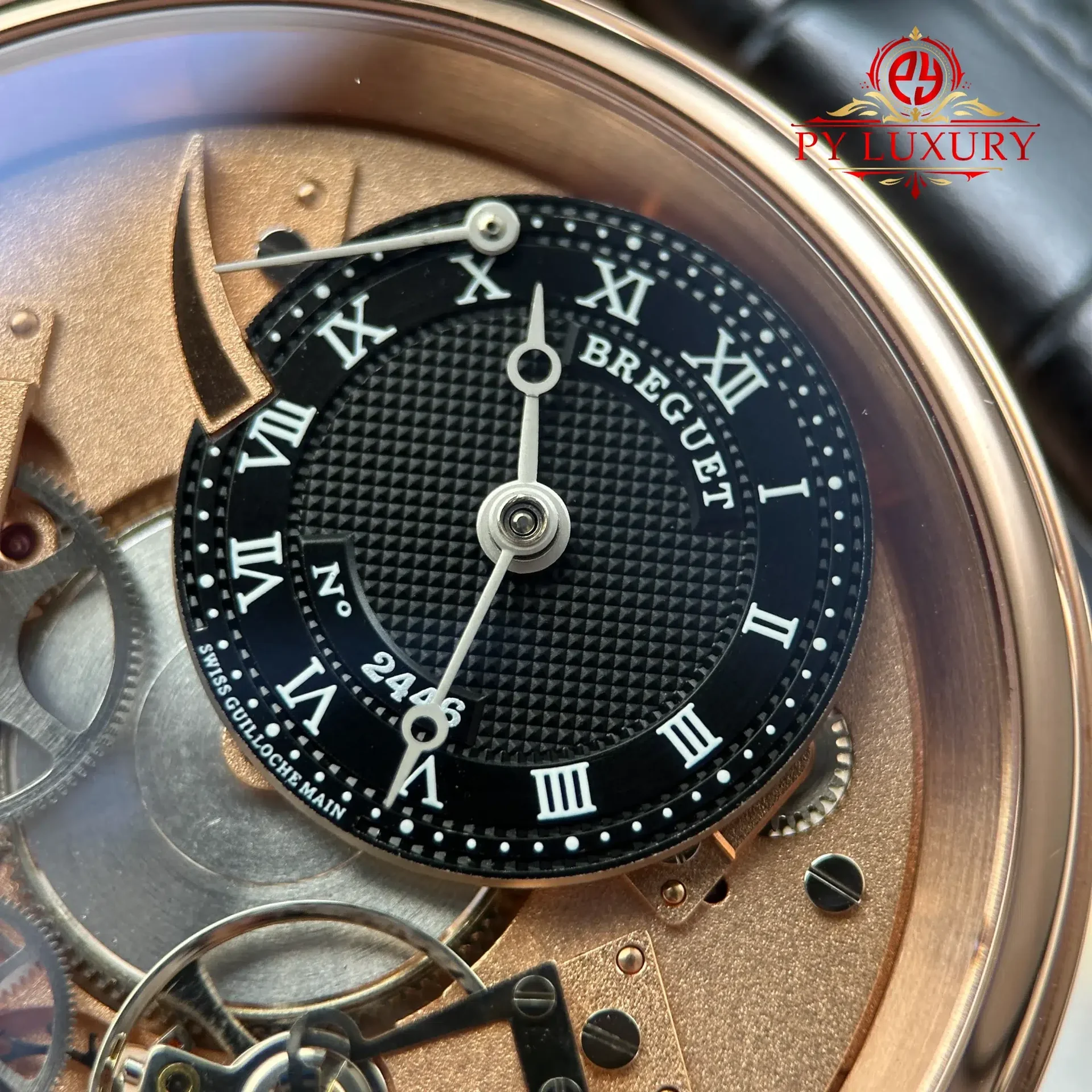 Breguet Tradition Power Reserve 7057BR/R9/9W6 Rose Gold Black Dial 1:1 Best Replica ZF 40mm - 图片 7