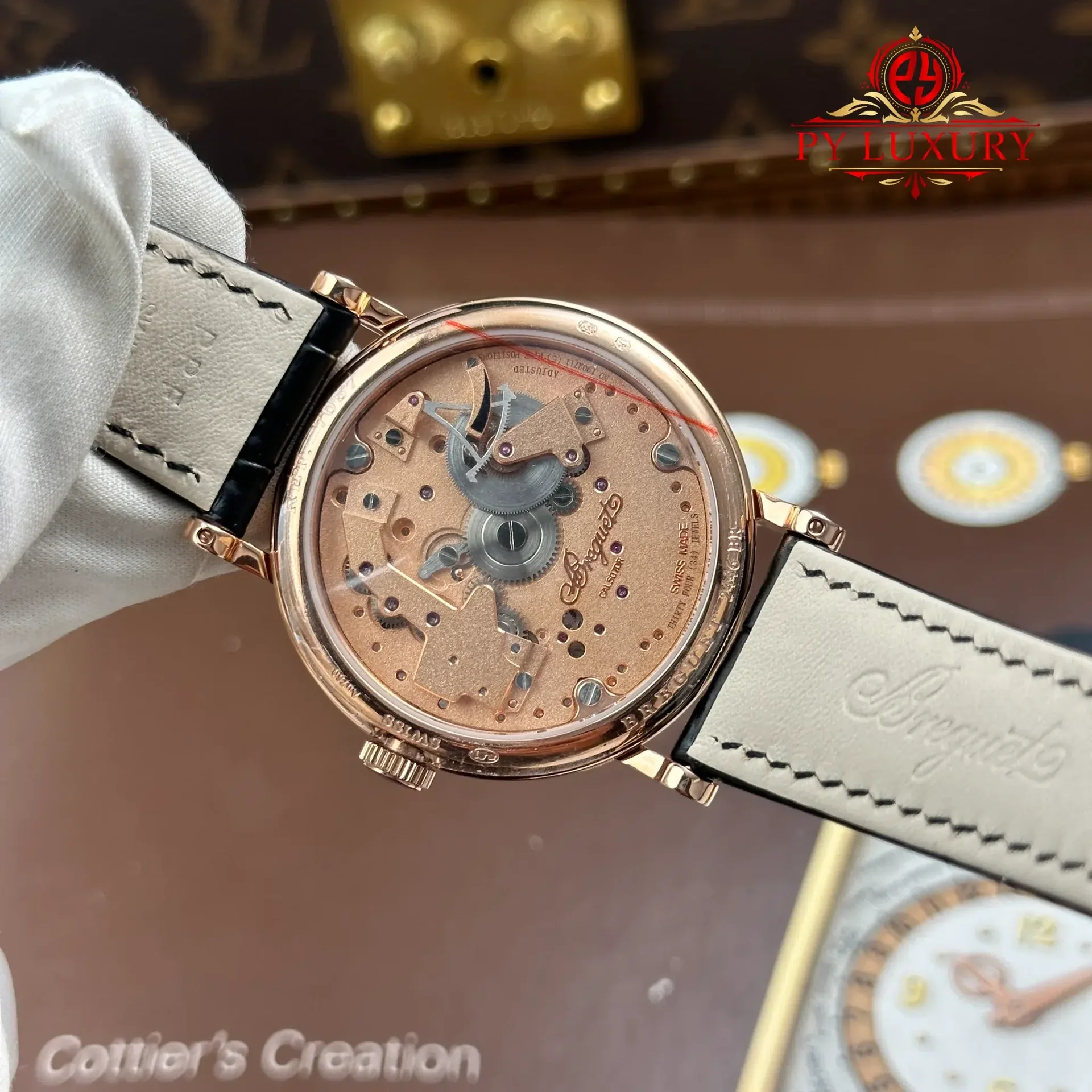 Breguet Tradition Power Reserve 7057BR/R9/9W6 Rose Gold Black Dial 1:1 Best Replica ZF 40mm - 图片 11