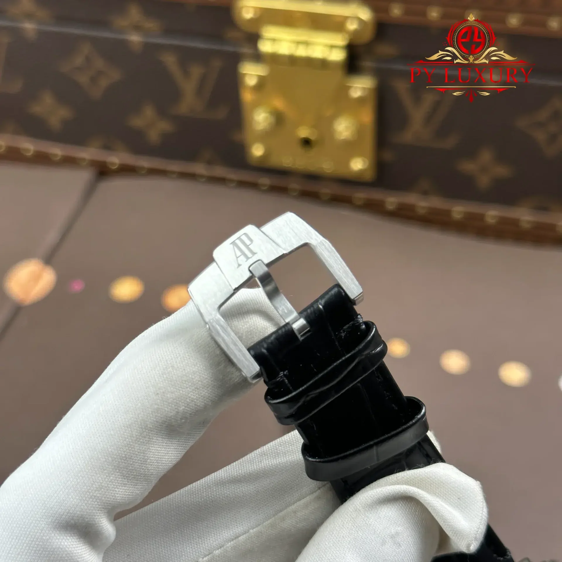 Audemars Piguet Code 11.59 Chronograph 26393BC White Gold Black Dial Leather Strap 1:1 Best Replica APSF 41mm - 图片 11