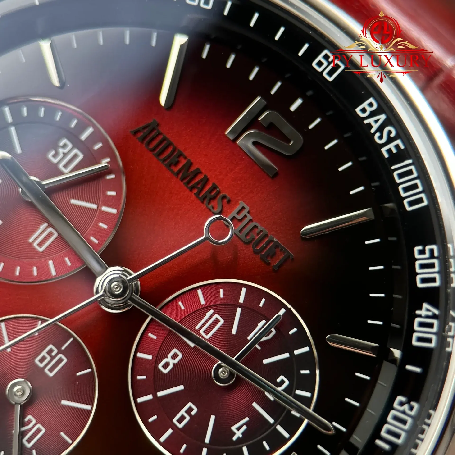 Audemars Piguet Code 11.59 Chronograph 26393BC Smoked Burgundy Dial Leather Strap 1:1 Best Replica APSF 41mm - 图片 6