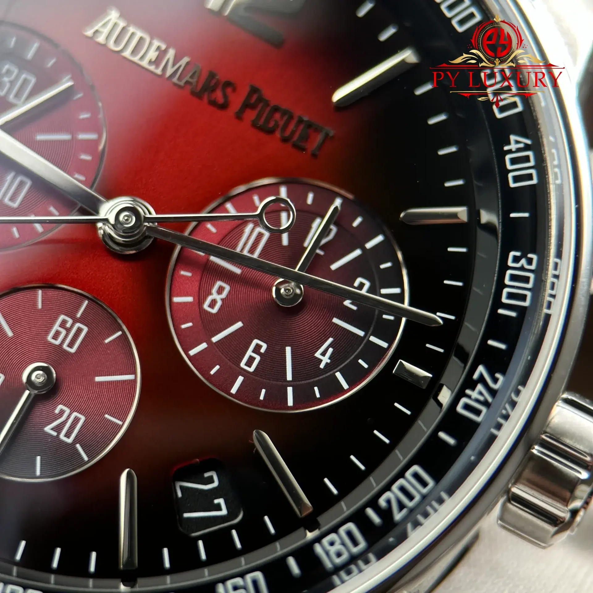 Audemars Piguet Code 11.59 Chronograph 26393BC Smoked Burgundy Dial Leather Strap 1:1 Best Replica APSF 41mm - 图片 7
