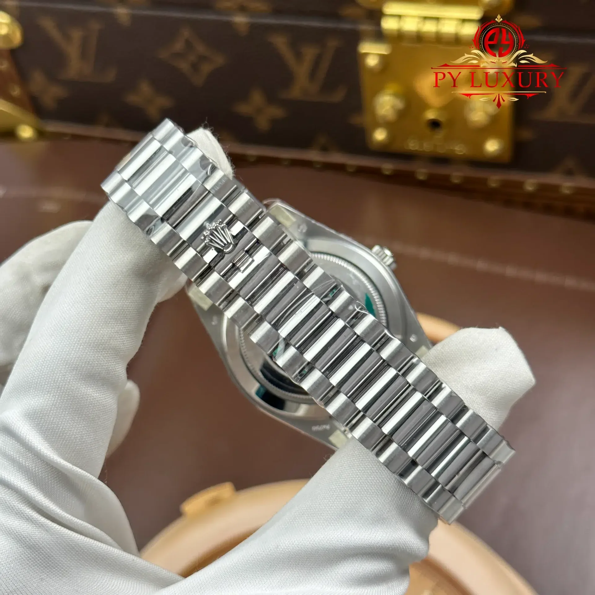 Rolex Day-Date 228239-0033 Olive Green Dial 1:1 Super Clone 210g RC Factory 40mm - 图片 12