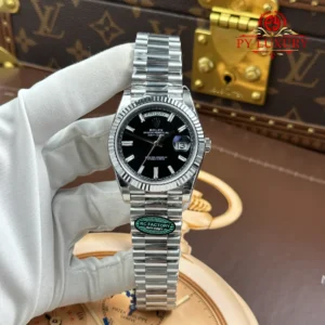 Rolex Day-Date 228239-0005 Black Diamond-set Dial 1:1 Super Clone 210g RC Factory 40mm