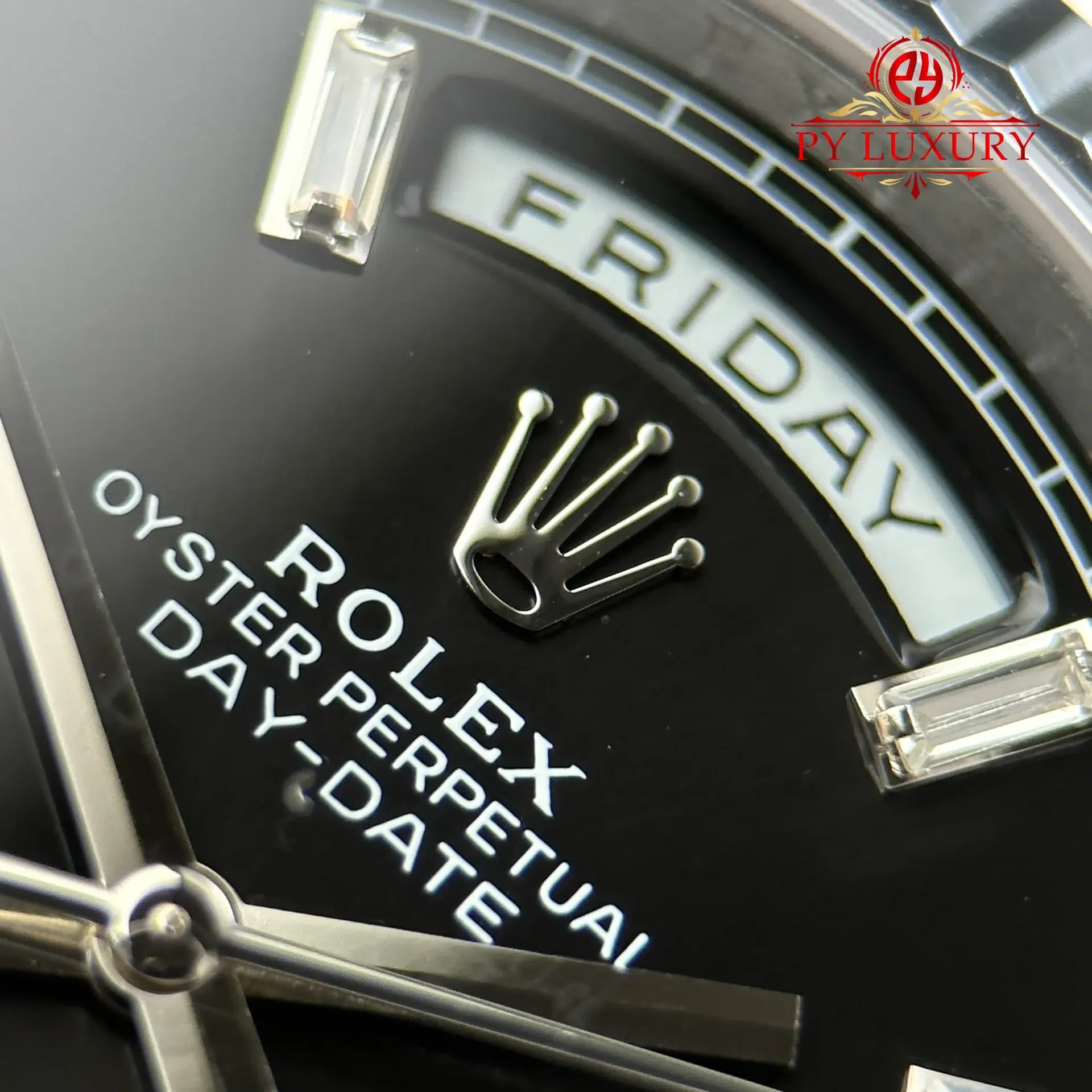 Rolex Day-Date 228239-0005 Black Diamond-set Dial 1:1 Super Clone 210g RC Factory 40mm - 图片 6